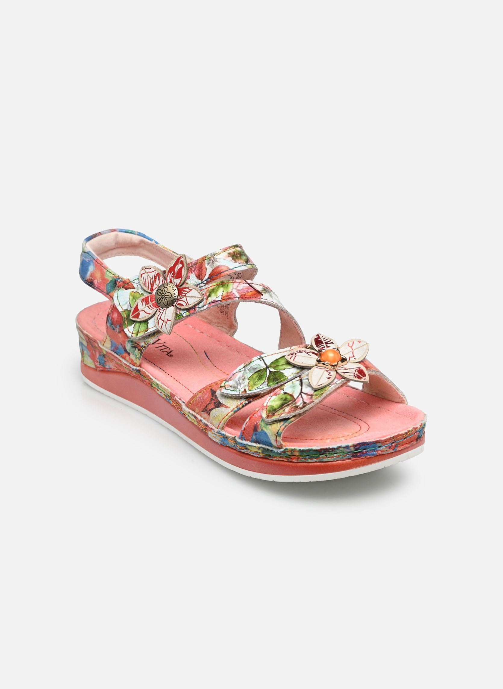 Keil- und Plateausandalen BRCUELO 118 damen rosa Laura Vita Keil- und Plateausandalen BRCUELO 118 damen rosa Cerise