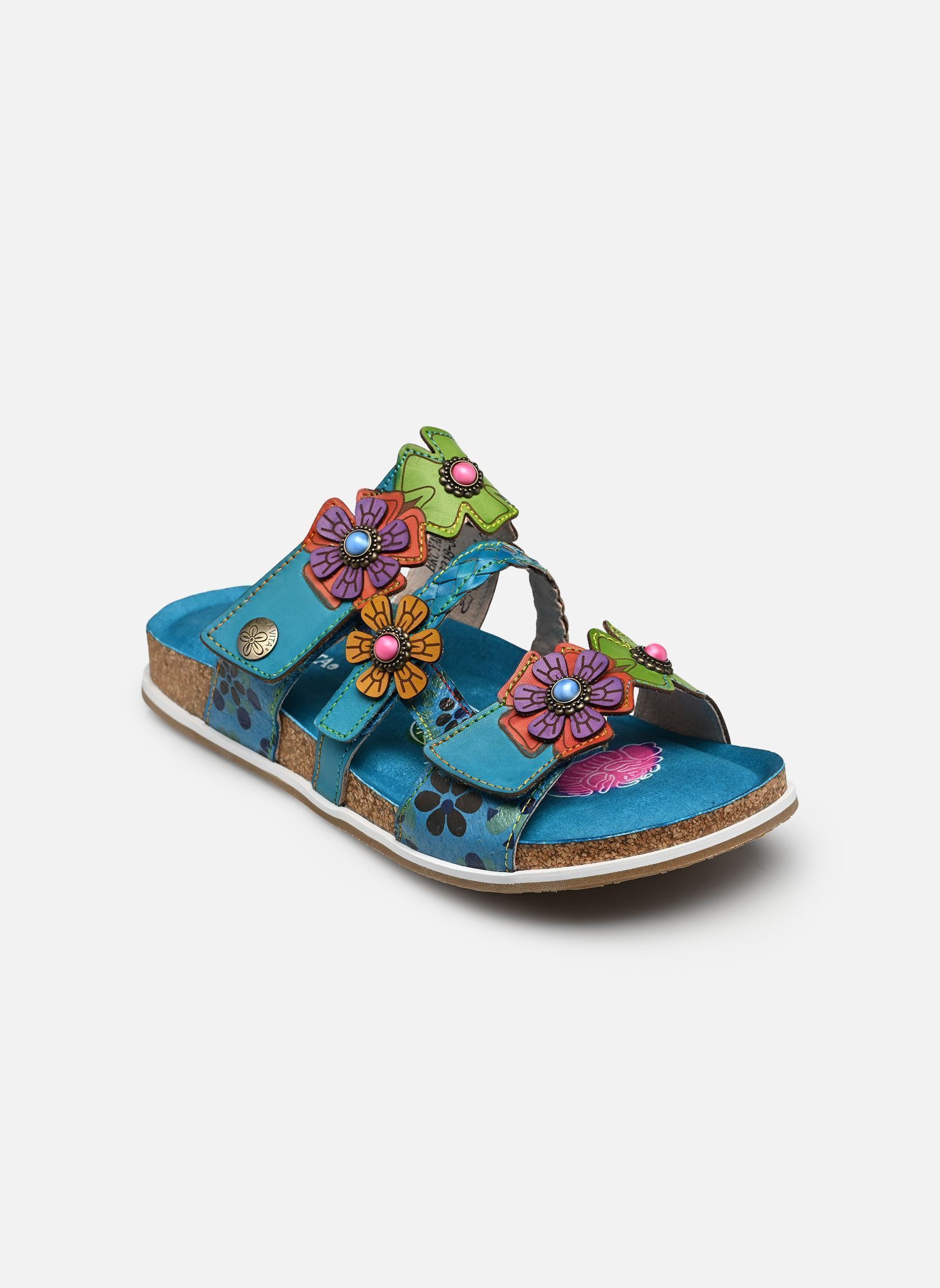 Zuecos y mules BRCYANO 36 mujer azul Laura Vita Zuecos y mules BRCYANO 36 mujer azul Turquoise