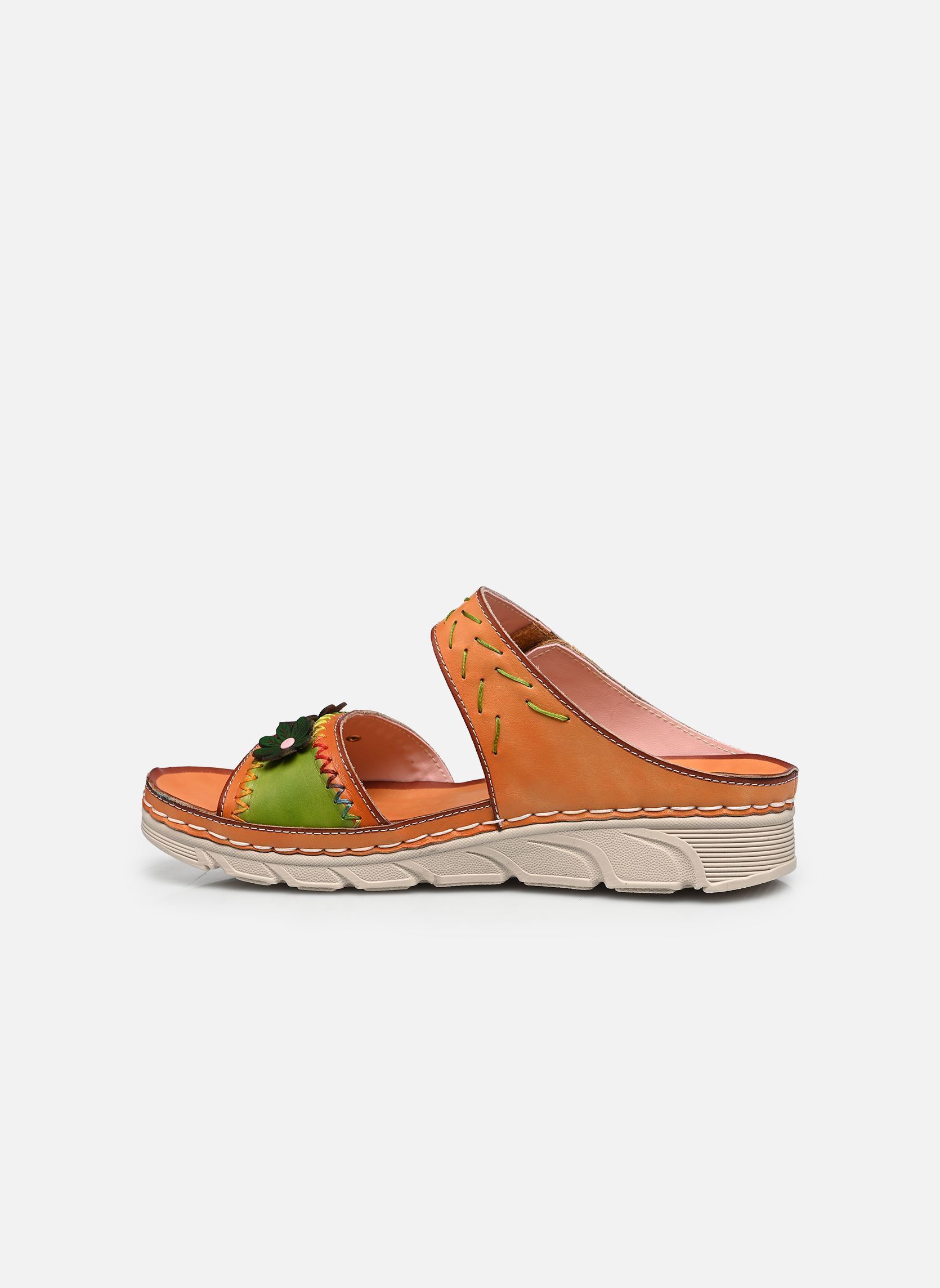 Pantoletten und Clogs DORRY 13 damen orange Laura Vita Pantoletten und Clogs DORRY 13 damen orange Orange
