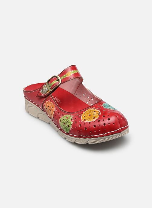 Laura Vita Pantoletten und Clogs DORRY 20 damen rot