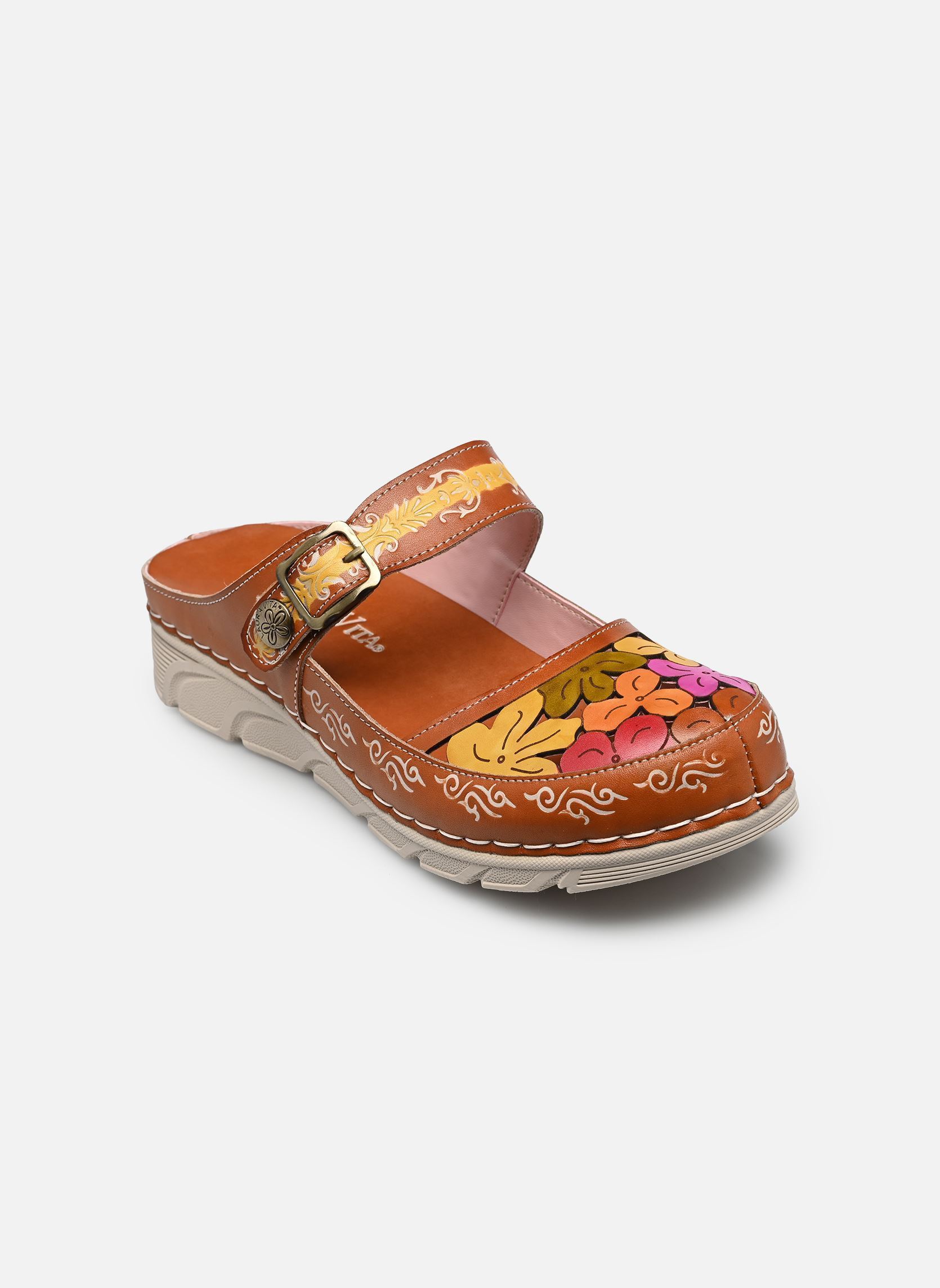 Pantoletten und Clogs DORRY 24 damen braun Laura Vita Pantoletten und Clogs DORRY 24 damen braun Camel
