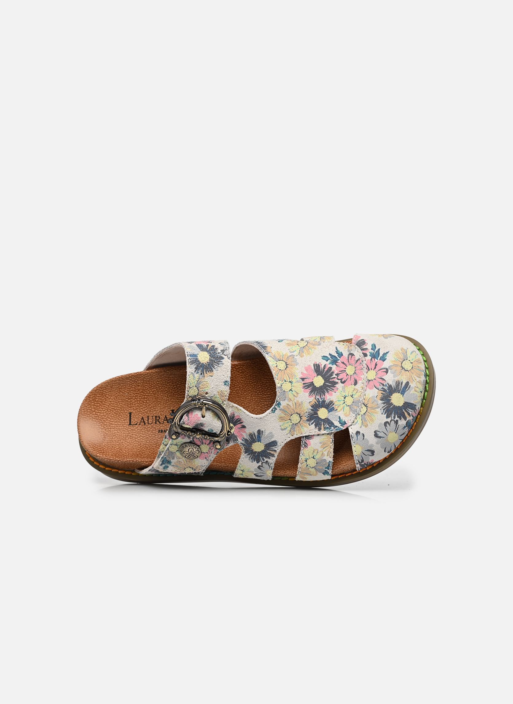 Pantoletten und Clogs FAUCONO 30 damen weiß Laura Vita Pantoletten und Clogs FAUCONO 30 damen weiß Beige
