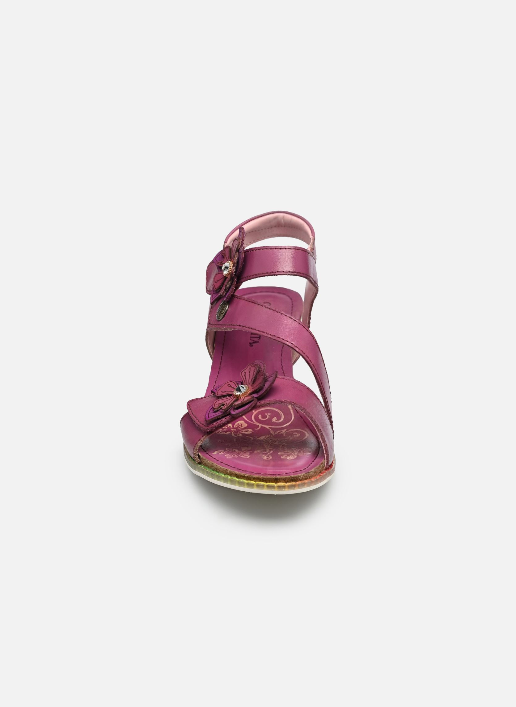Keil- und Plateausandalen HACEO 15 damen violett Laura Vita Keil- und Plateausandalen HACEO 15 damen violett Violet