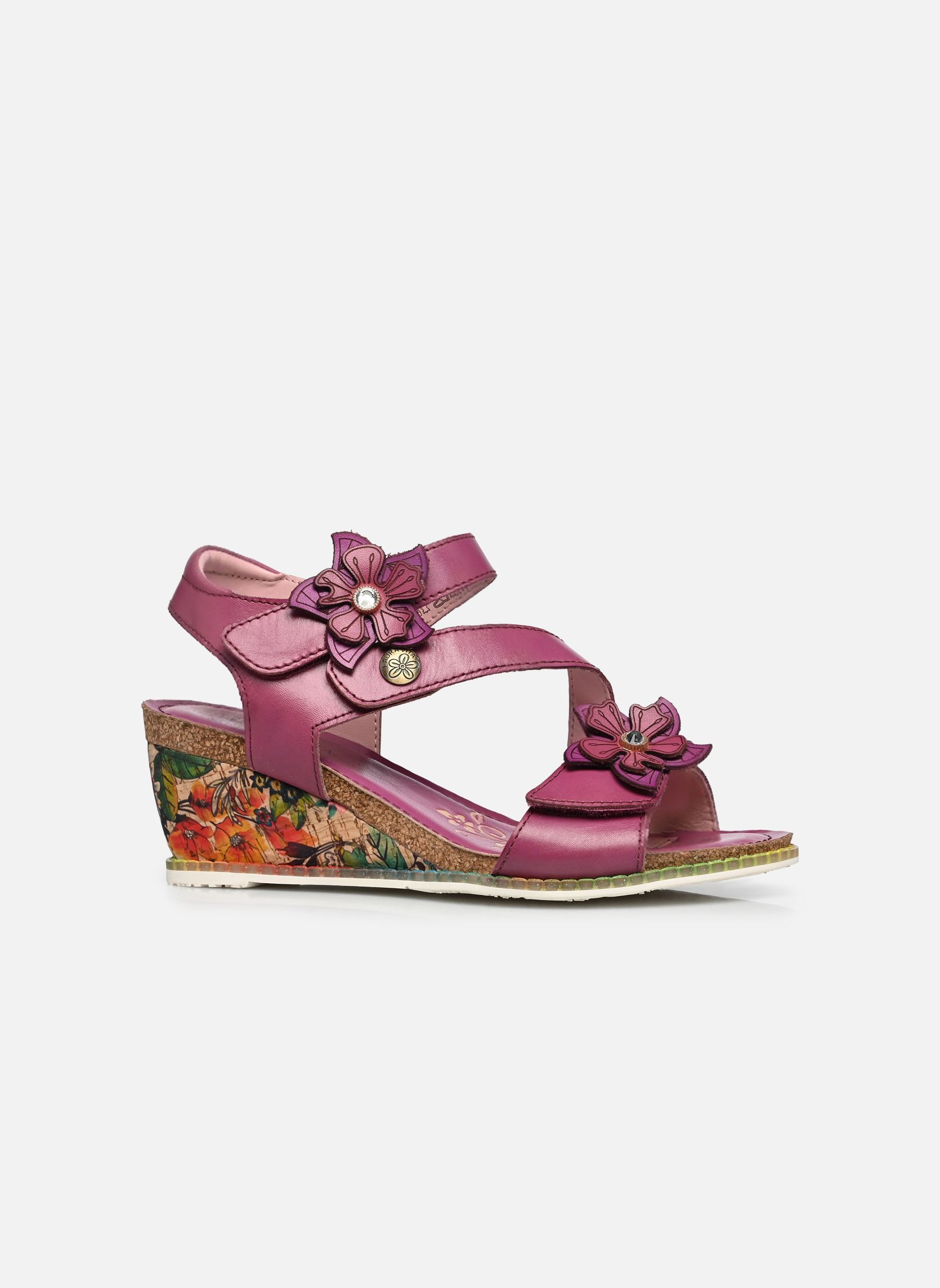Keil- und Plateausandalen HACEO 15 damen violett Laura Vita Keil- und Plateausandalen HACEO 15 damen violett Violet