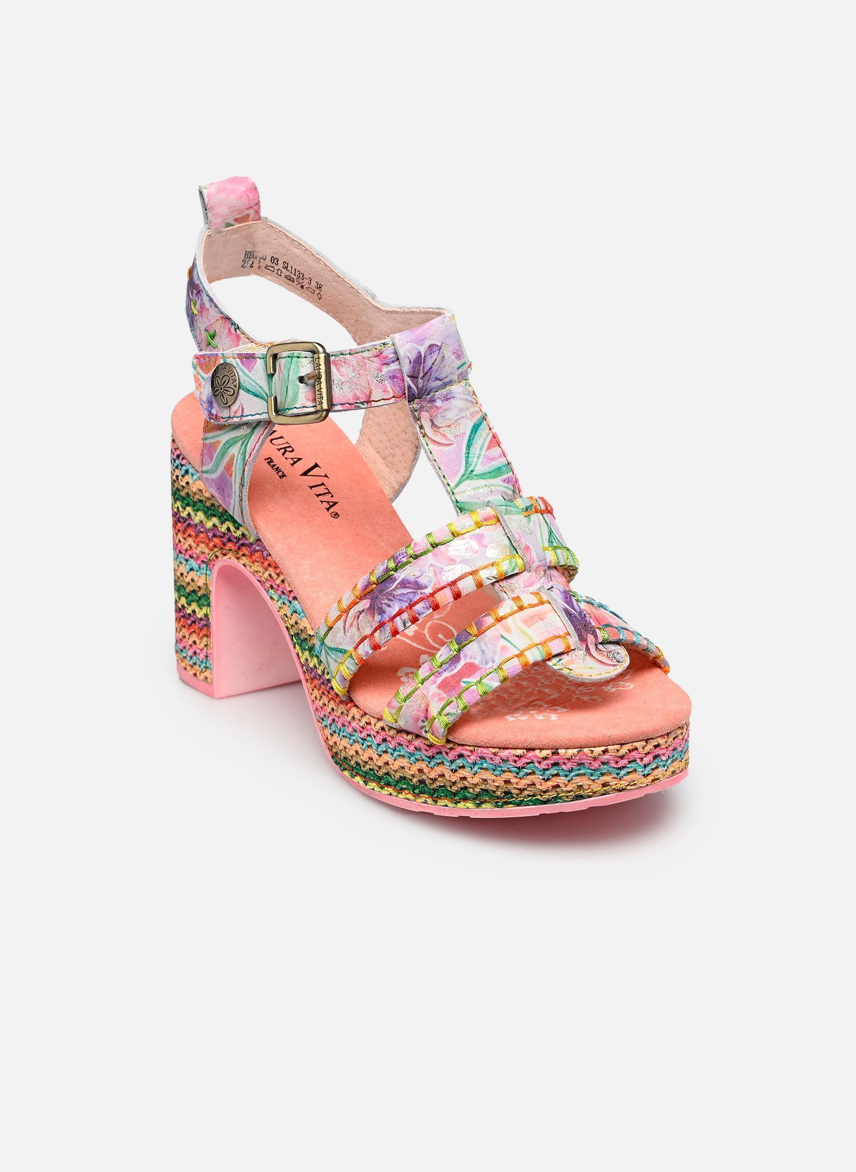 Sandalen HECALO 03 damen mehrfarbig Laura Vita Sandalen HECALO 03 damen mehrfarbig Corail