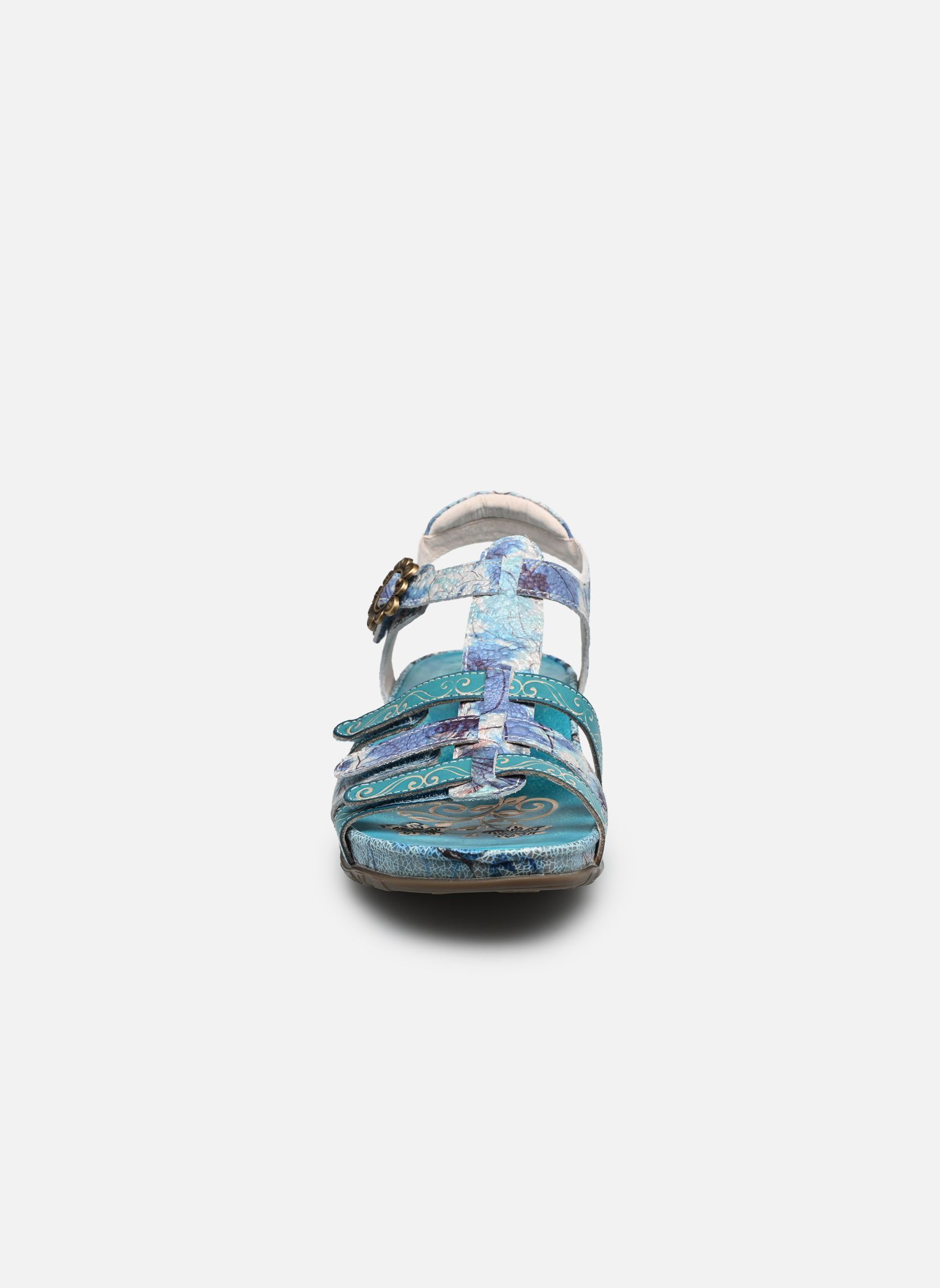 Sandali con zeppa e plateau LILOO 42 donna blu Laura Vita Sandali con zeppa e plateau LILOO 42 donna blu Turquoise