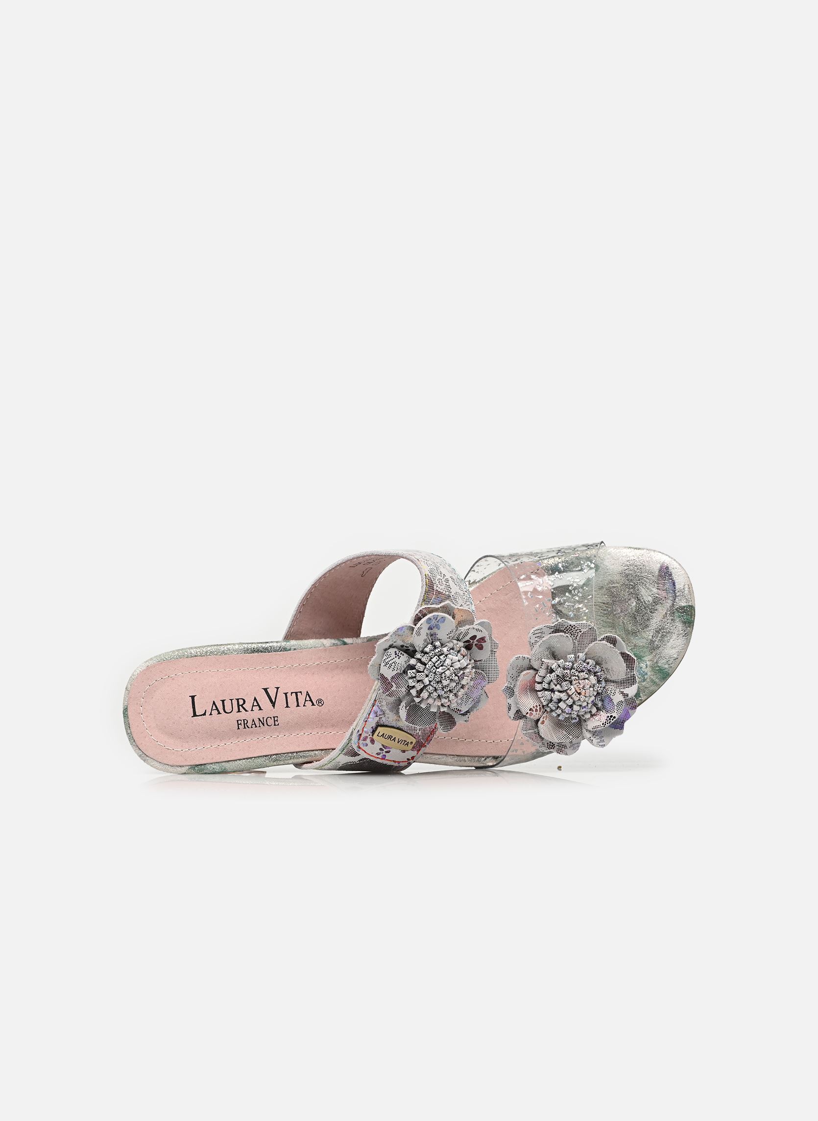Pantoletten und Clogs LUCIEO 32 damen grau Laura Vita Pantoletten und Clogs LUCIEO 32 damen grau Beige