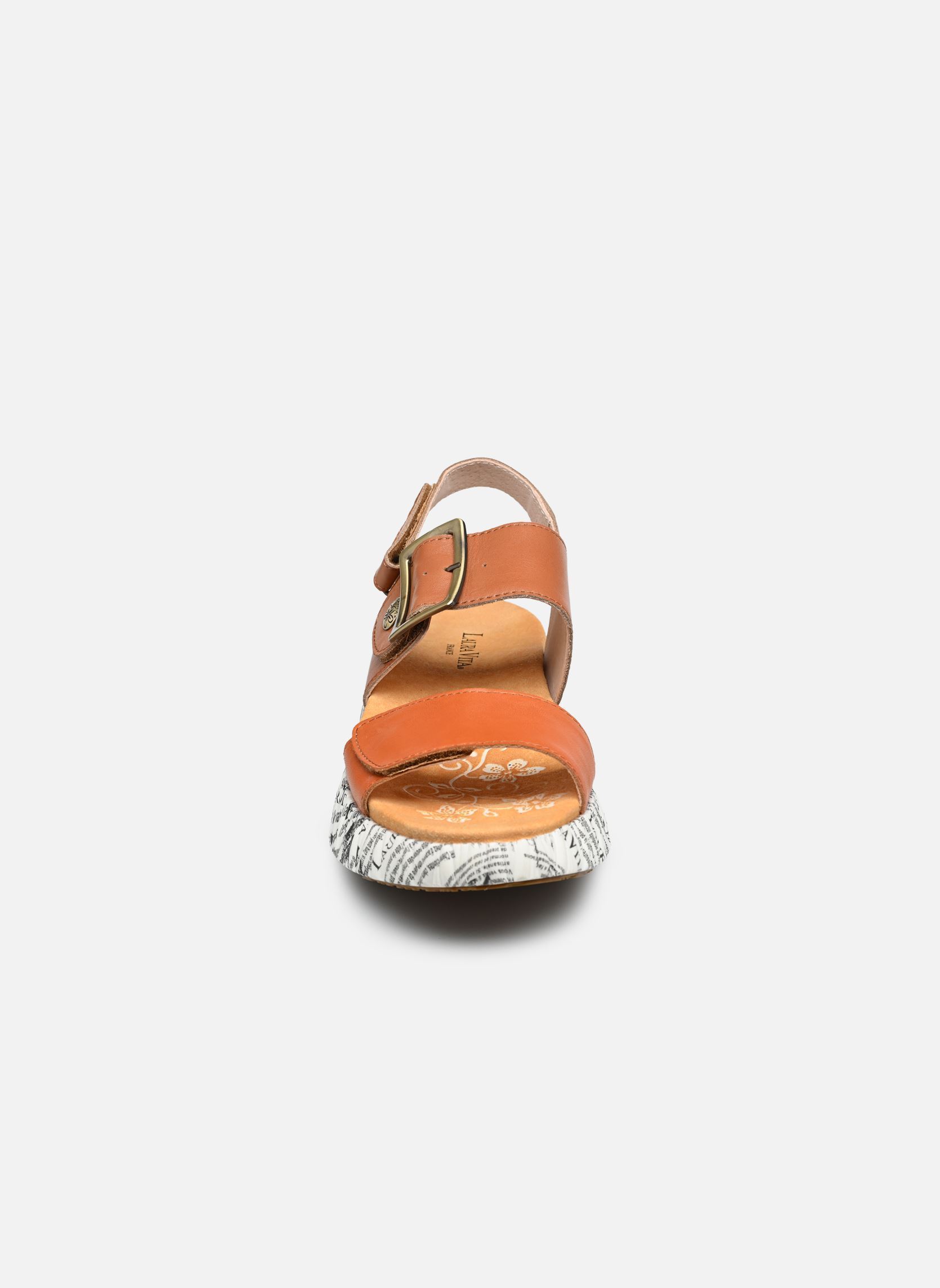 Sandales compensées et plateformes NIKITO 10 femme orange Laura Vita Sandales compensées et plateformes NIKITO 10 femme orange Orange