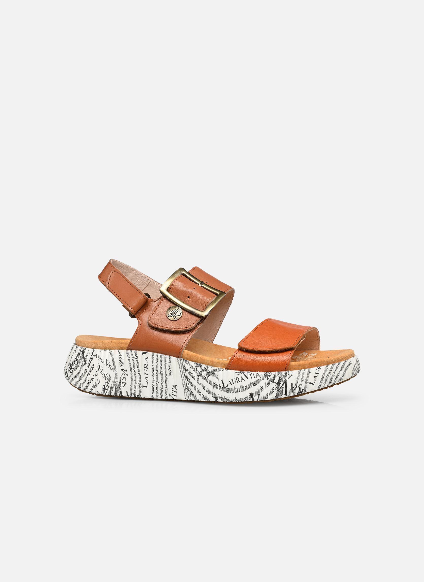 Sandales compensées et plateformes NIKITO 10 femme orange Laura Vita Sandales compensées et plateformes NIKITO 10 femme orange Orange