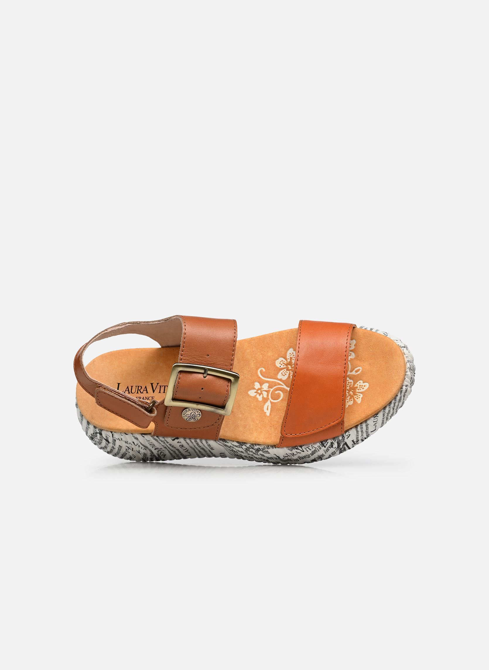 Sandales compensées et plateformes NIKITO 10 femme orange Laura Vita Sandales compensées et plateformes NIKITO 10 femme orange Orange