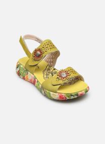 Sandales compensées et plateformes SANAO 53 femme rouge