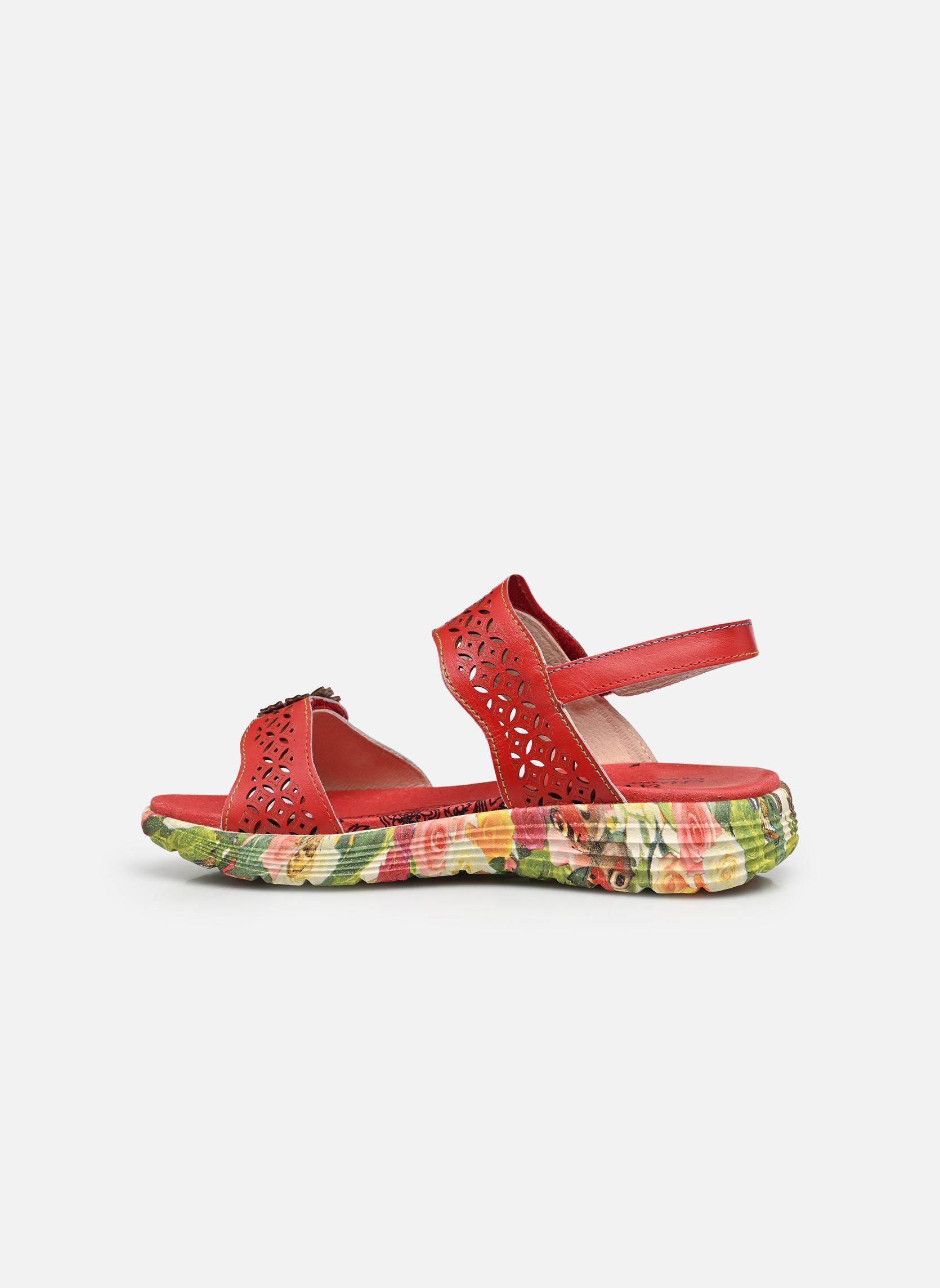 Sandales compensées et plateformes SANAO 53 femme rouge Laura Vita Sandales compensées et plateformes SANAO 53 femme rouge Rouge