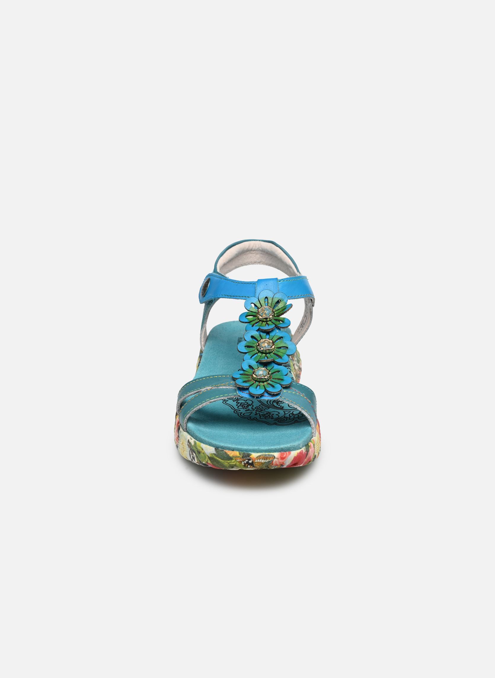 Keil- und Plateausandalen SANAO 54 damen blau Laura Vita Keil- und Plateausandalen SANAO 54 damen blau Turquoise