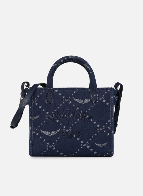 Zadig & Voltaire Sacs à main ANGEL TOTE XS DENIM MONOGRAM femme bleu