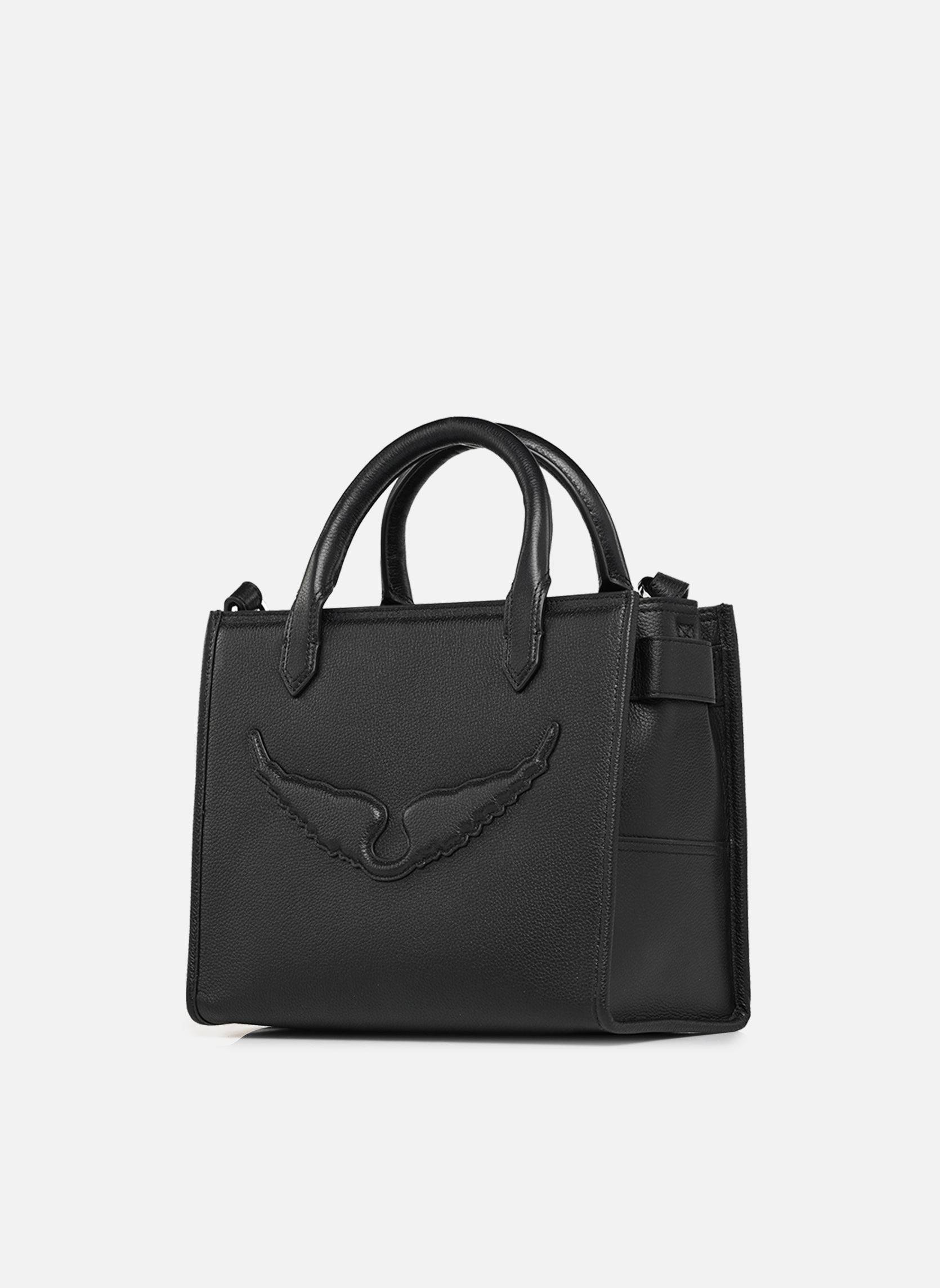 Sacs à main ANGEL TOTE XS GRAINED LEATHER femme noir Zadig & Voltaire Sacs à main ANGEL TOTE XS GRAINED LEATHER femme noir Black