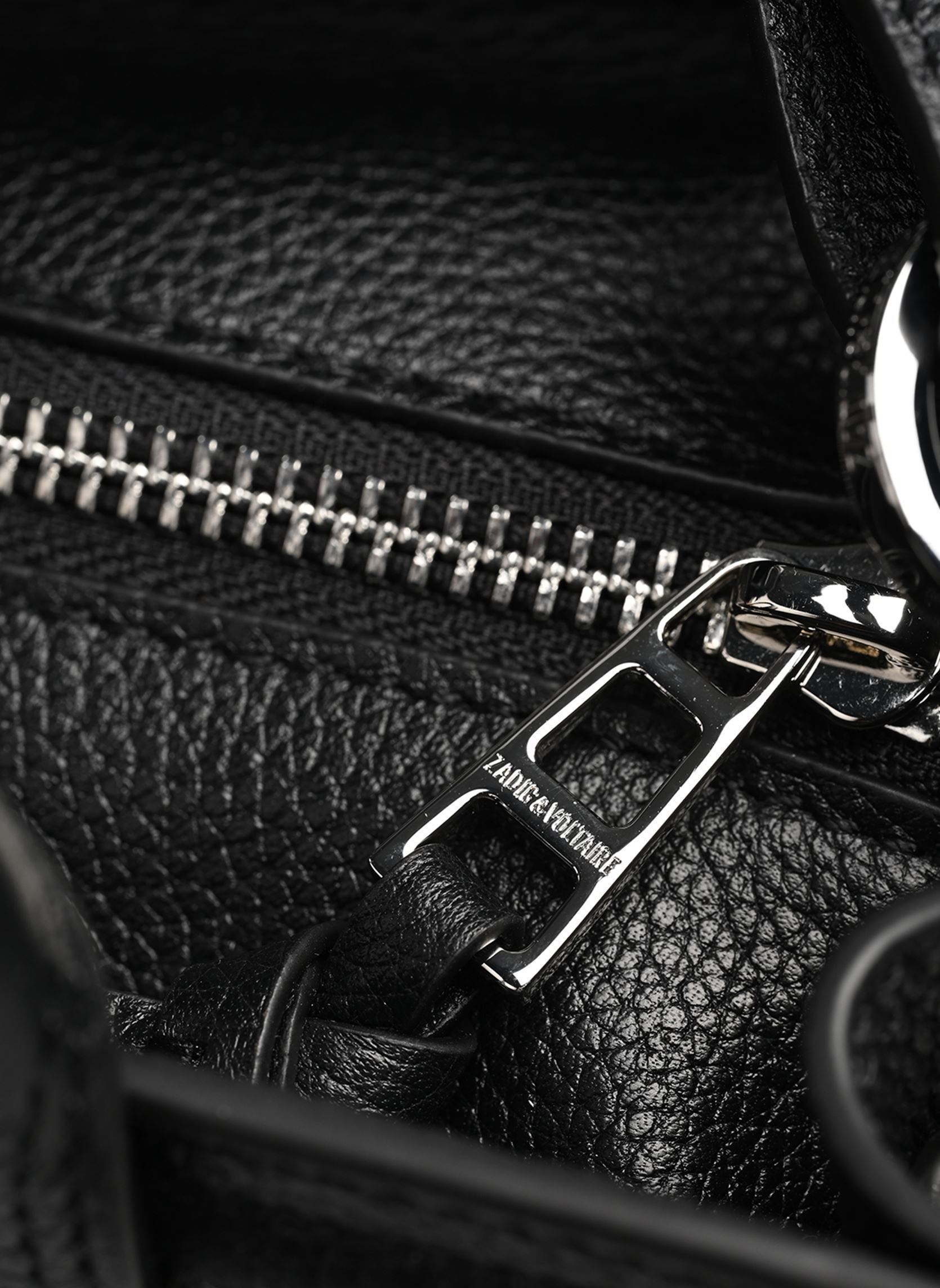 Sacs à main ANGEL TOTE XS GRAINED LEATHER femme noir Zadig & Voltaire Sacs à main ANGEL TOTE XS GRAINED LEATHER femme noir Black