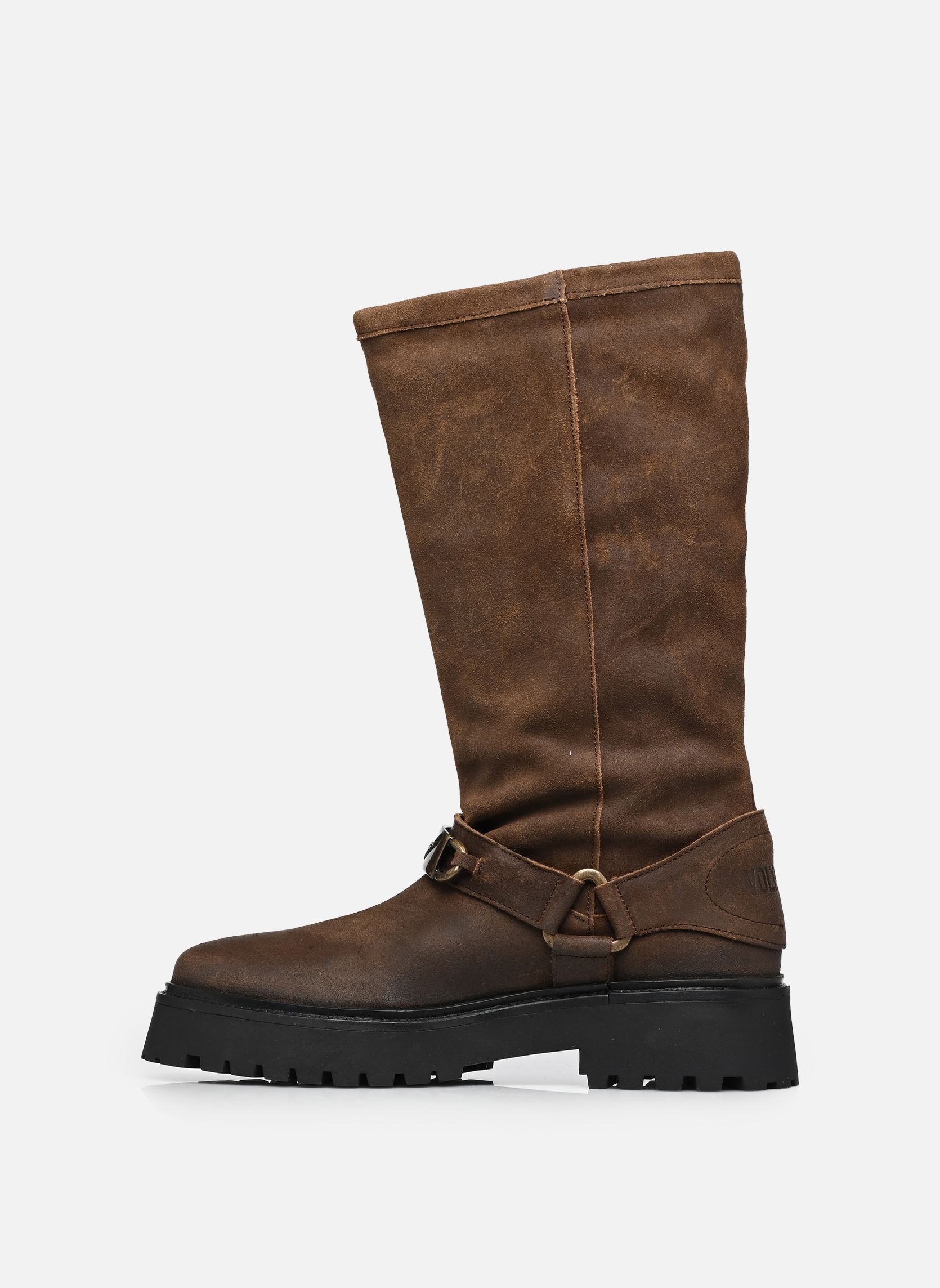 Laarzen ANGIE SUEDE BRUSHED dames bruin Zadig & Voltaire Laarzen ANGIE SUEDE BRUSHED dames bruin Wood