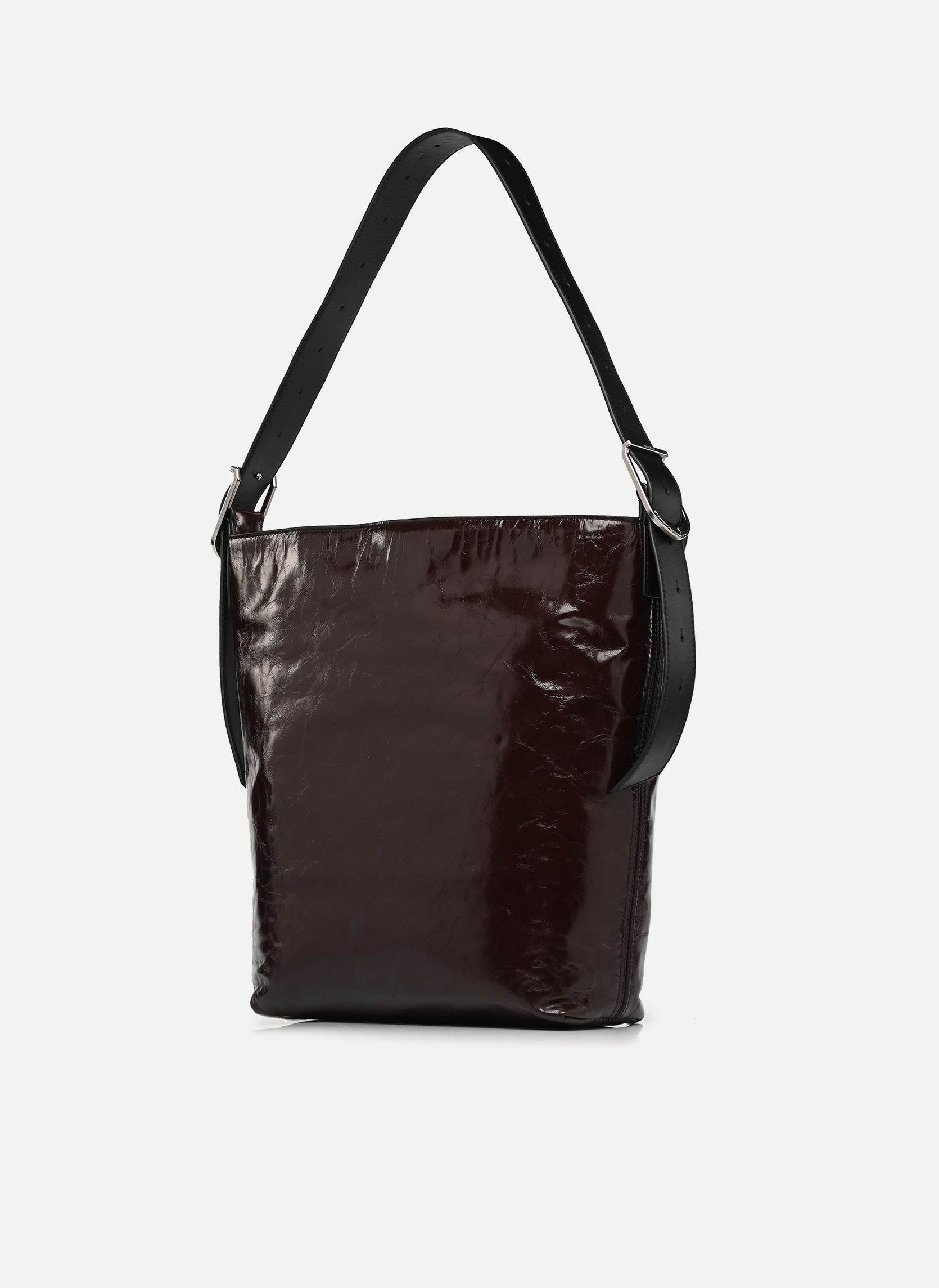 Sacs bandoulière JANE HOBO VINTAGE PATENT femme marron Zadig & Voltaire Sacs bandoulière JANE HOBO VINTAGE PATENT femme marron BROWNIE