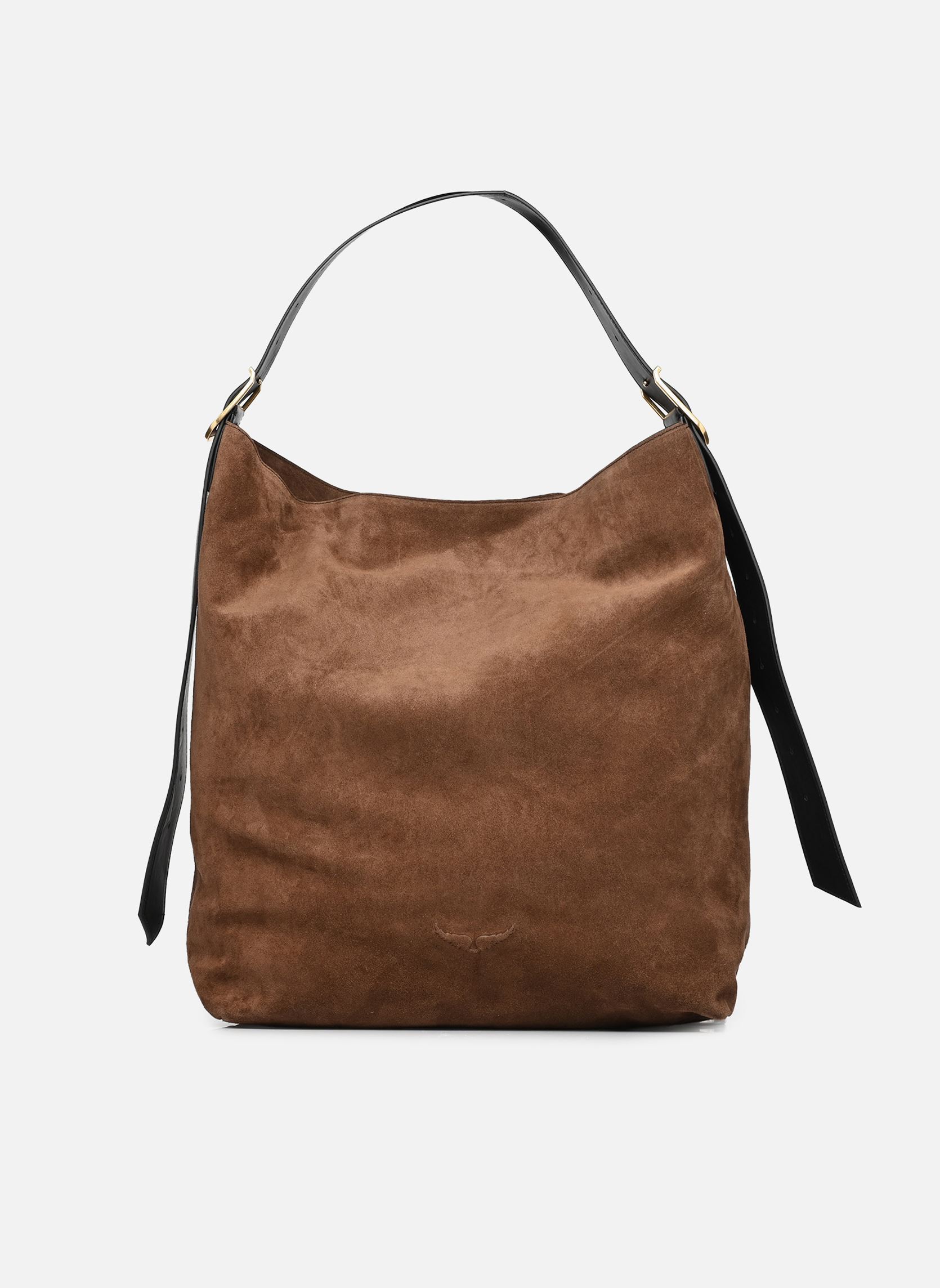 Umhängetaschen JANE HOBO XL SUEDE damen braun Zadig & Voltaire Umhängetaschen JANE HOBO XL SUEDE damen braun Wood