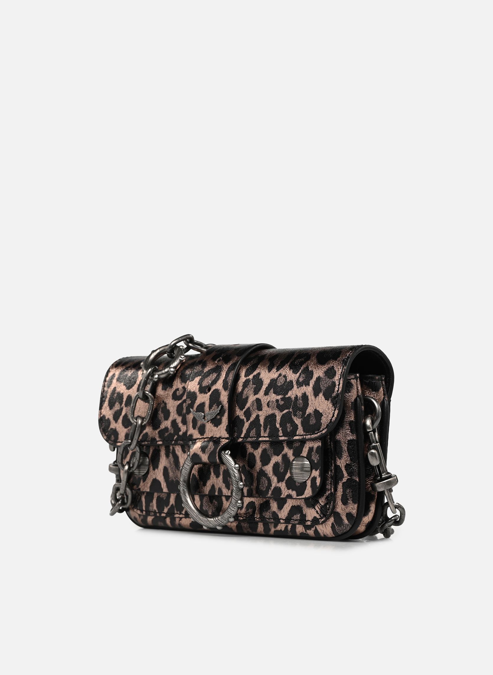 Schoudertassen KATE WALLET METAL LEO dames zilver Zadig & Voltaire Schoudertassen KATE WALLET METAL LEO dames zilver Silver