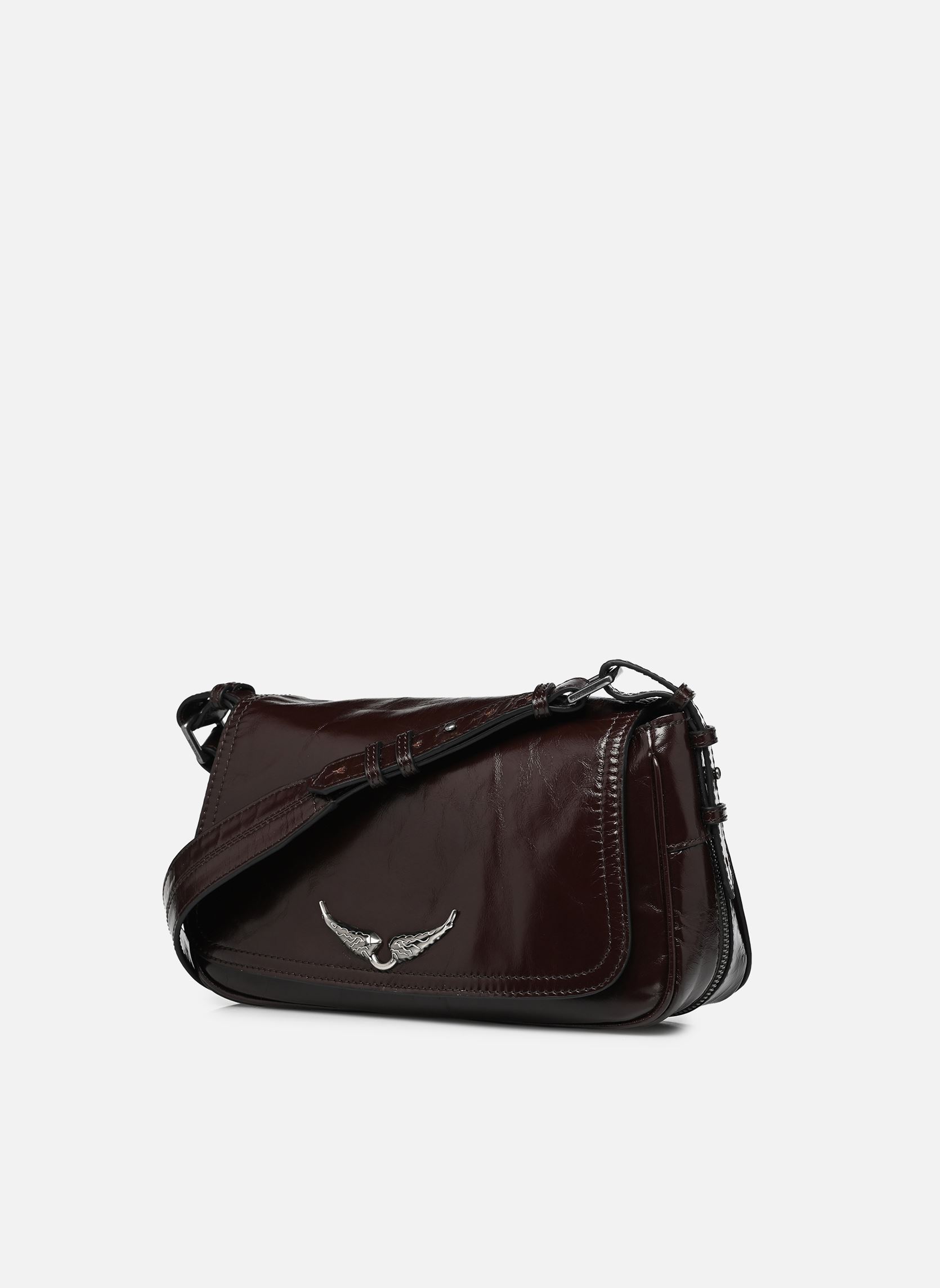 Umhängetaschen LE ZOUZOU VINTAGE PATENT damen braun Zadig & Voltaire Umhängetaschen LE ZOUZOU VINTAGE PATENT damen braun Brownie