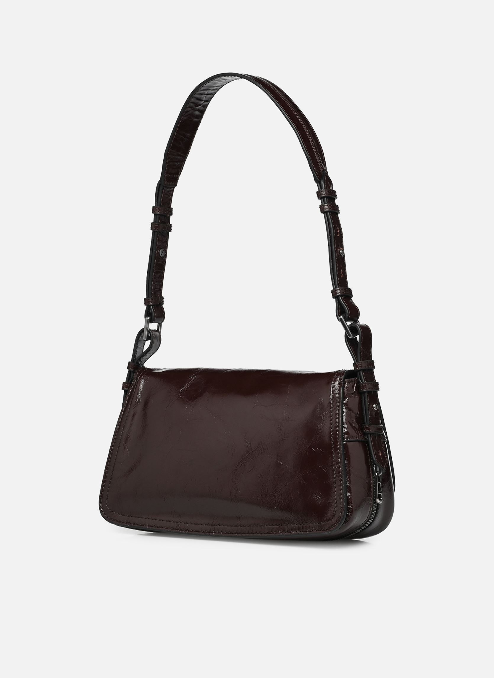 Umhängetaschen LE ZOUZOU VINTAGE PATENT damen braun Zadig & Voltaire Umhängetaschen LE ZOUZOU VINTAGE PATENT damen braun Brownie