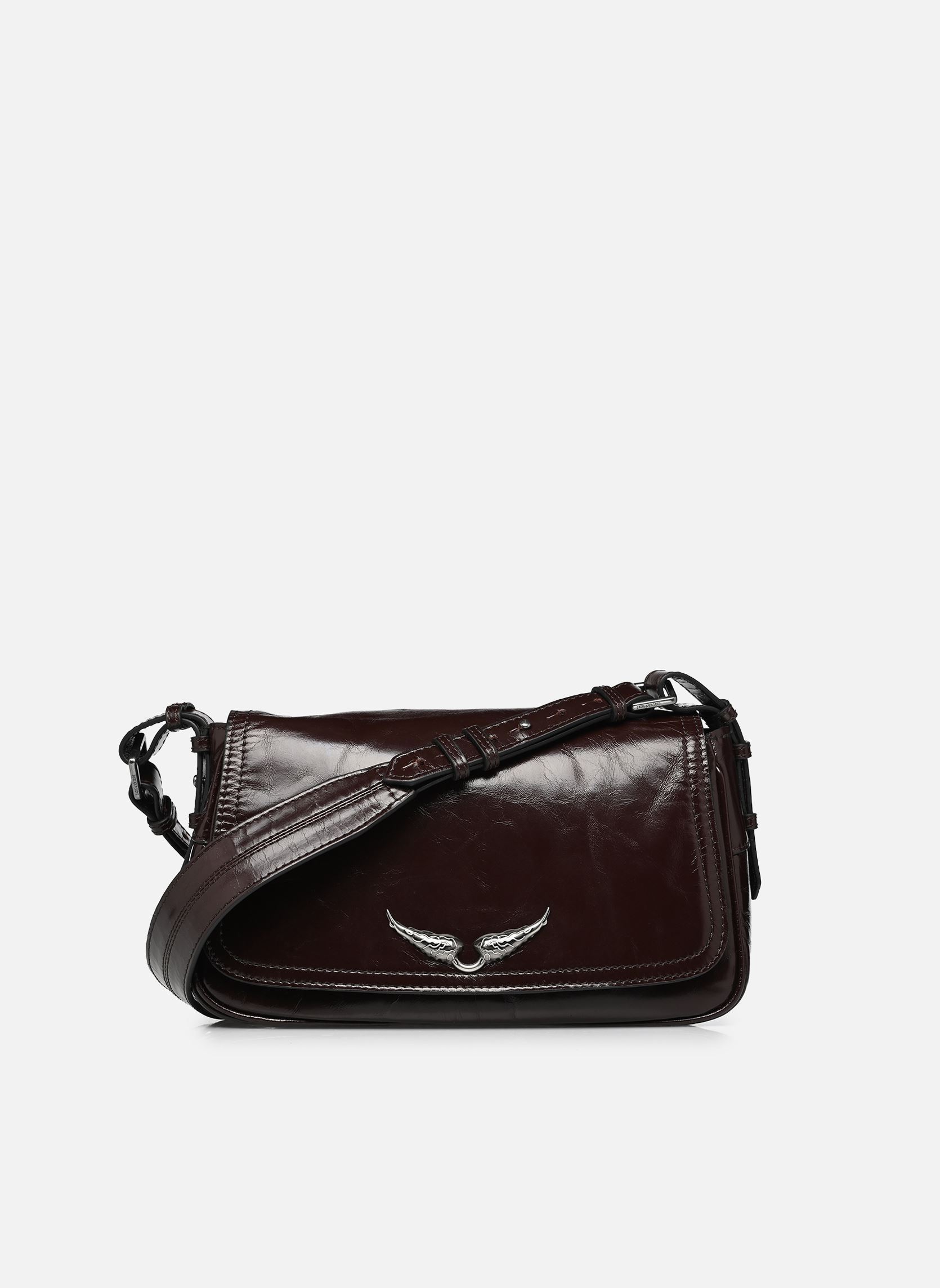 Umhängetaschen LE ZOUZOU VINTAGE PATENT damen braun Zadig & Voltaire Umhängetaschen LE ZOUZOU VINTAGE PATENT damen braun Brownie