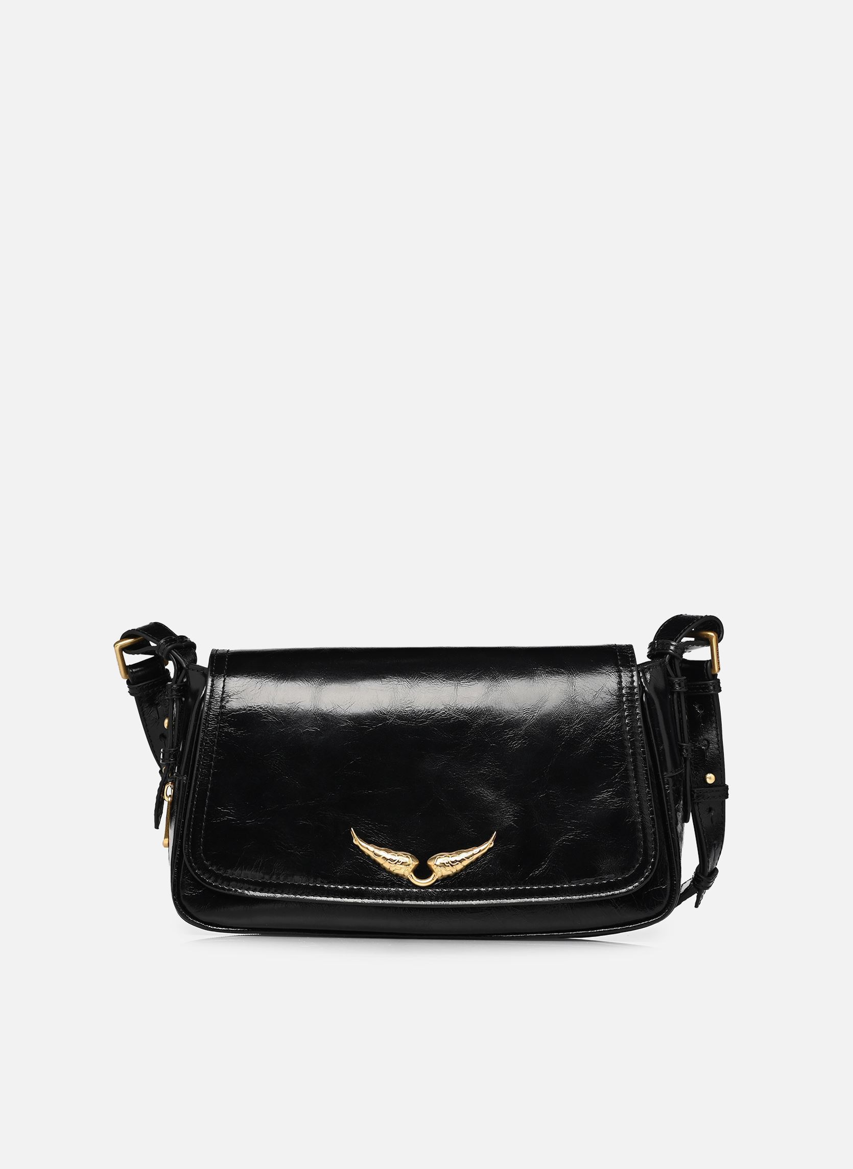 Umhängetaschen LE ZOUZOU VINTAGE PATENT damen schwarz Zadig & Voltaire Umhängetaschen LE ZOUZOU VINTAGE PATENT damen schwarz Black