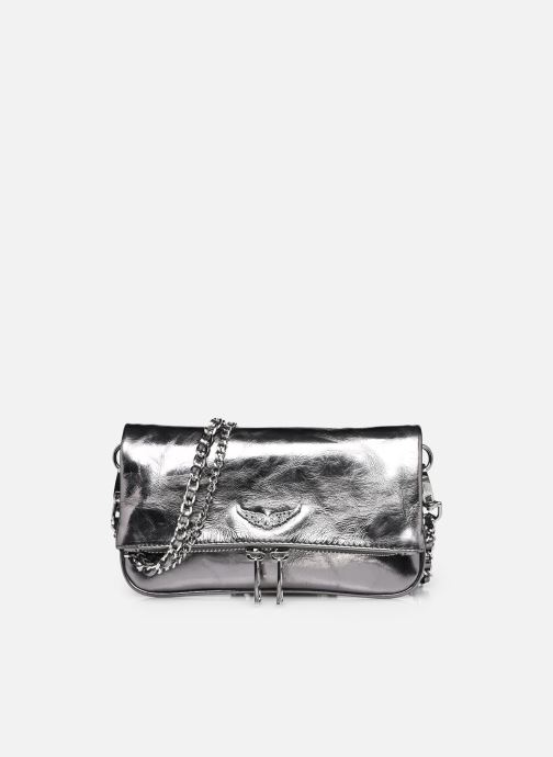 Zadig & Voltaire Sacs bandoulière ROCK NANO VINTAGE METAL femme argent