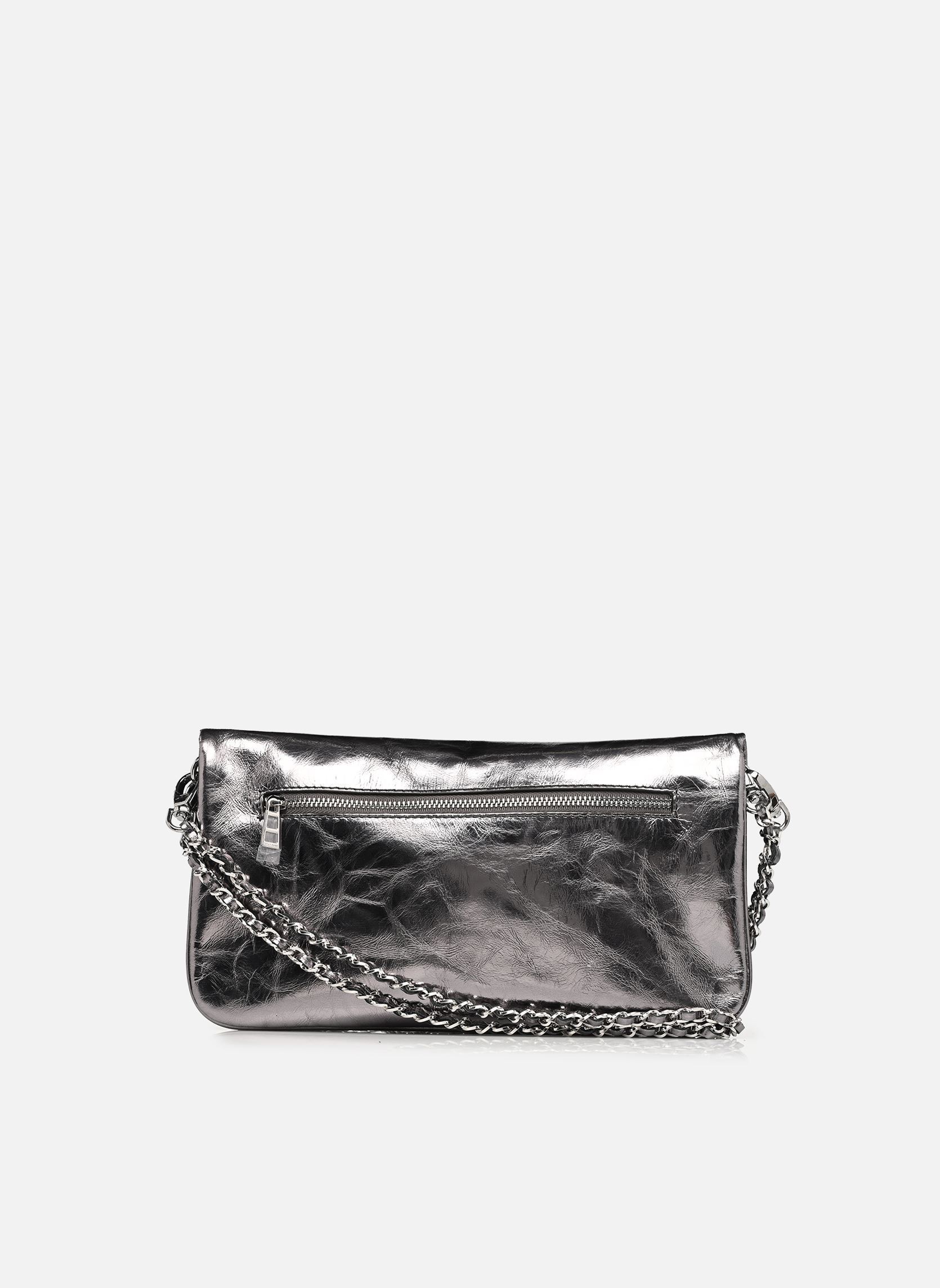 Umhängetaschen ROCK VINTAGE METAL damen silber Zadig & Voltaire Umhängetaschen ROCK VINTAGE METAL damen silber Gun