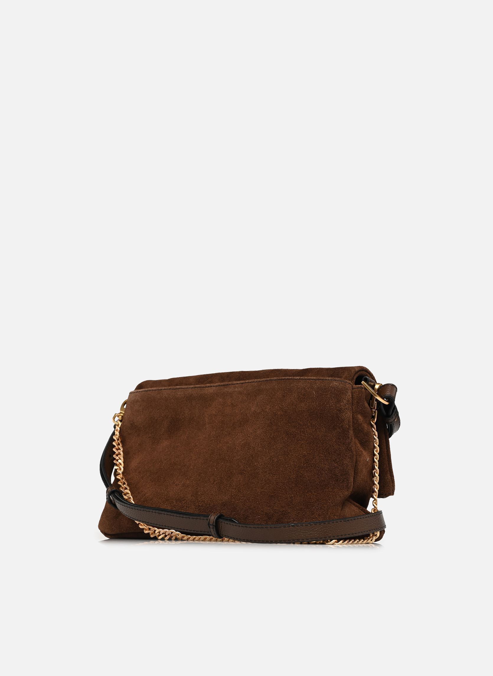 Schoudertassen ROCKY II SUEDE dames bruin Zadig & Voltaire Schoudertassen ROCKY II SUEDE dames bruin WOOD