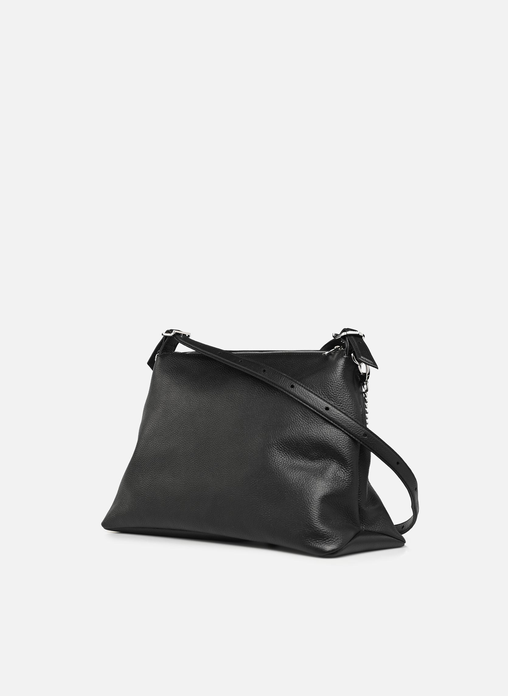 Schoudertassen JIM GRAINED LEATHER dames zwart Zadig & Voltaire Schoudertassen JIM GRAINED LEATHER dames zwart BLACK