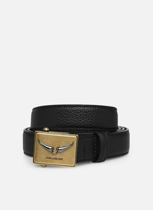 Zadig & Voltaire Ceintures JIMI 25MM GRAINED LEATHER femme noir