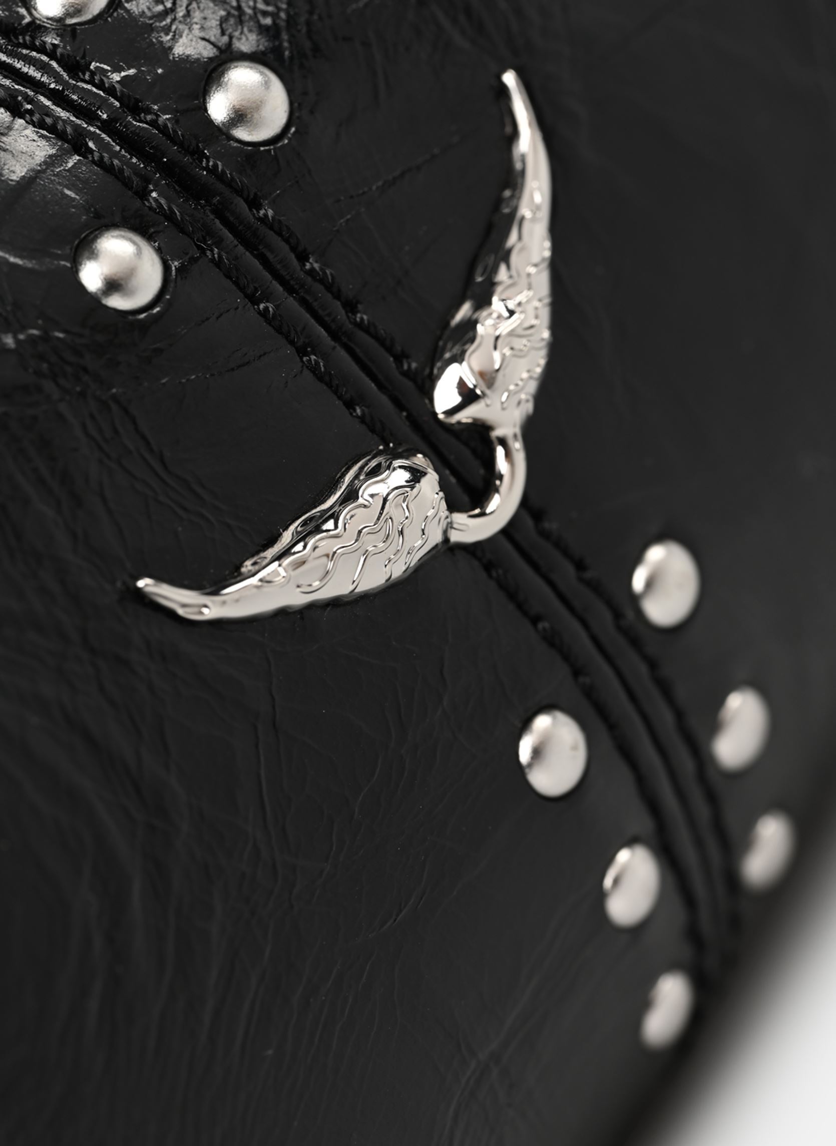 Schoudertassen LE ROUDOUDOU STUDS dames zwart Zadig & Voltaire Schoudertassen LE ROUDOUDOU STUDS dames zwart Black