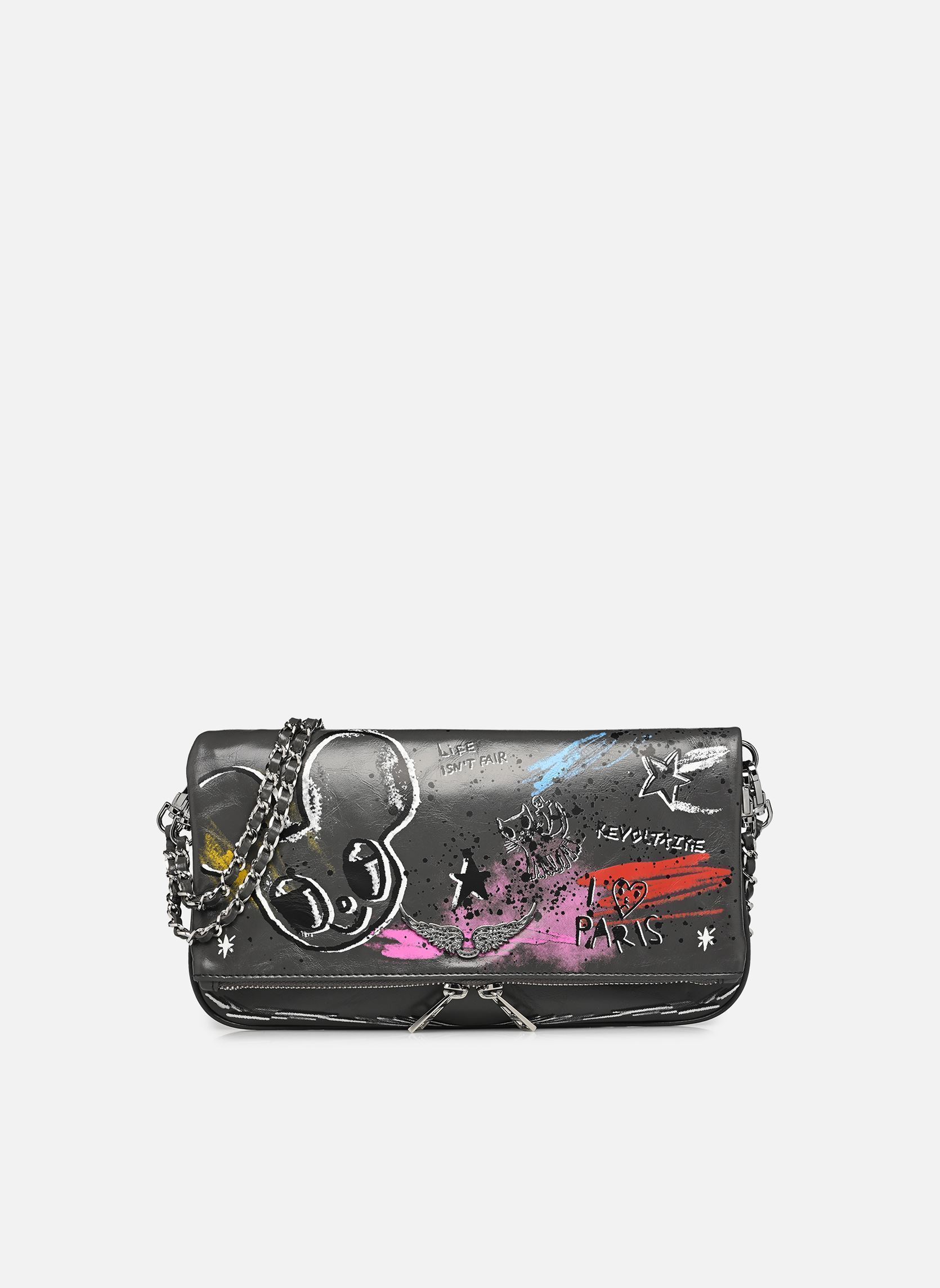 Sacs bandoulière ROCK HUMBERTO femme gris Zadig & Voltaire Sacs bandoulière ROCK HUMBERTO femme gris Road