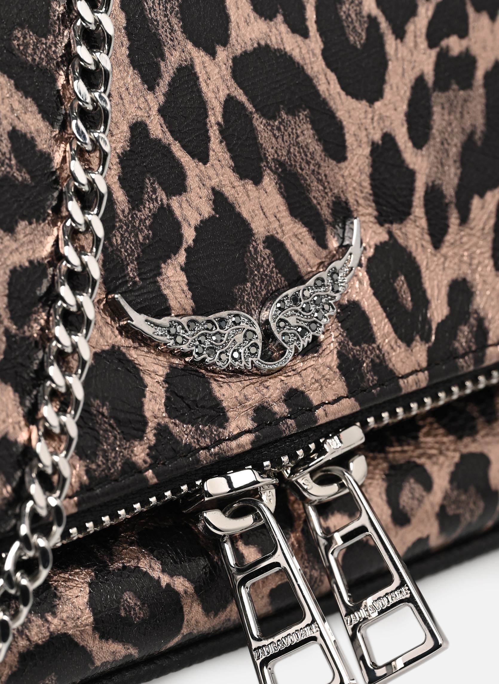 Umhängetaschen ROCK NANO METAL LEO damen silber Zadig & Voltaire Umhängetaschen ROCK NANO METAL LEO damen silber Silver