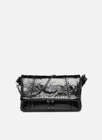 Umhängetaschen ROCKY II VINTAGE PATENT STUDS damen schwarz Zadig & Voltaire Umhängetaschen ROCKY II VINTAGE PATENT STUDS damen schwarz Black