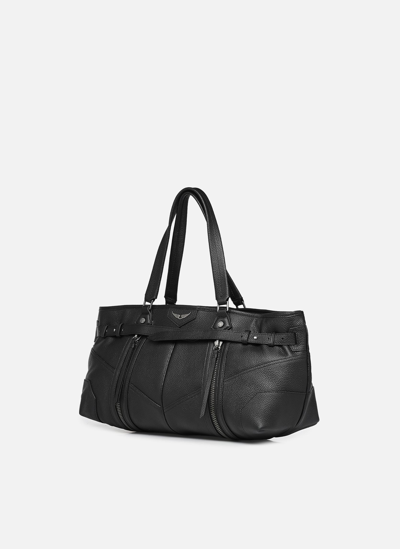 Umhängetaschen Sunny Shopper Grained Leather damen schwarz Zadig & Voltaire Umhängetaschen Sunny Shopper Grained Leather damen schwarz BLACK