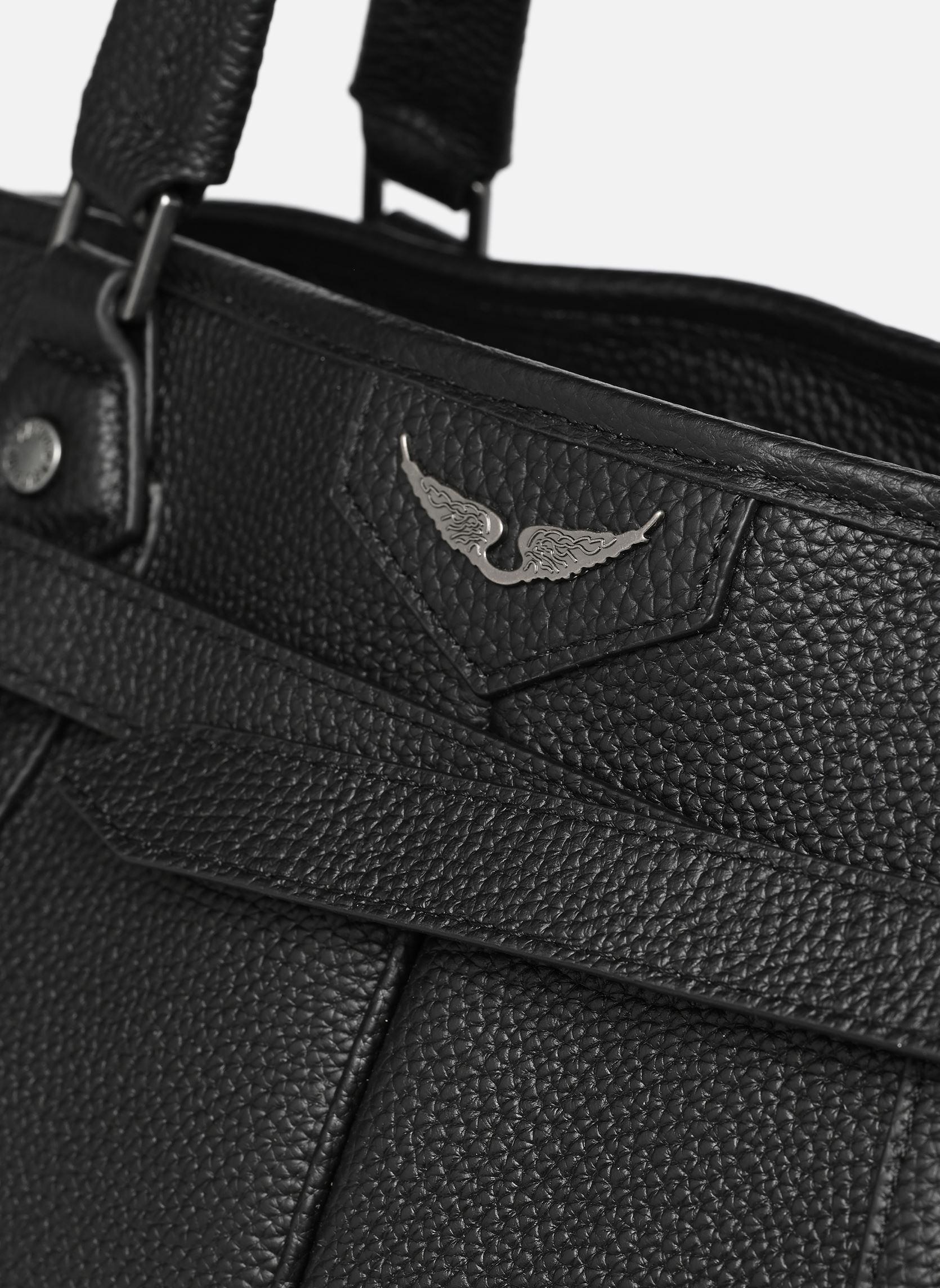 Umhängetaschen Sunny Shopper Grained Leather damen schwarz Zadig & Voltaire Umhängetaschen Sunny Shopper Grained Leather damen schwarz BLACK