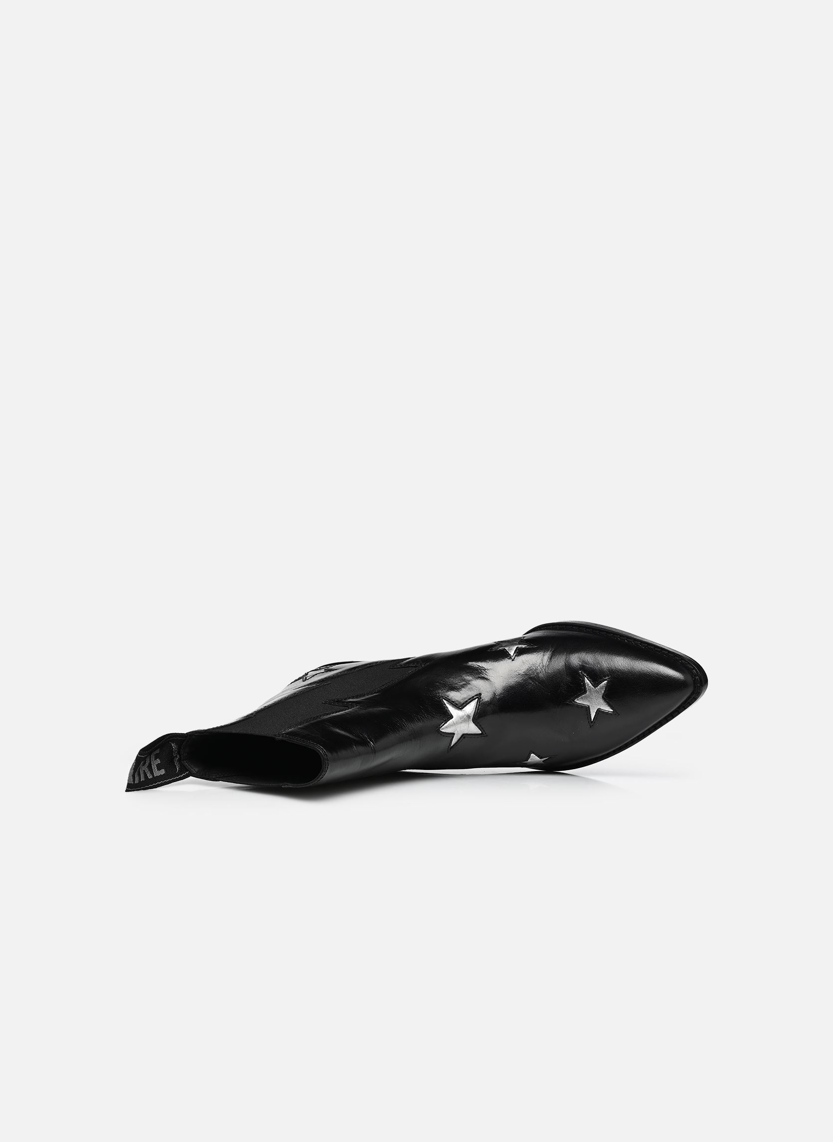Cowboy-Stiefeletten TYLER STARS VINTAGE PATENT damen schwarz Zadig & Voltaire Cowboy-Stiefeletten TYLER STARS VINTAGE PATENT damen schwarz Black