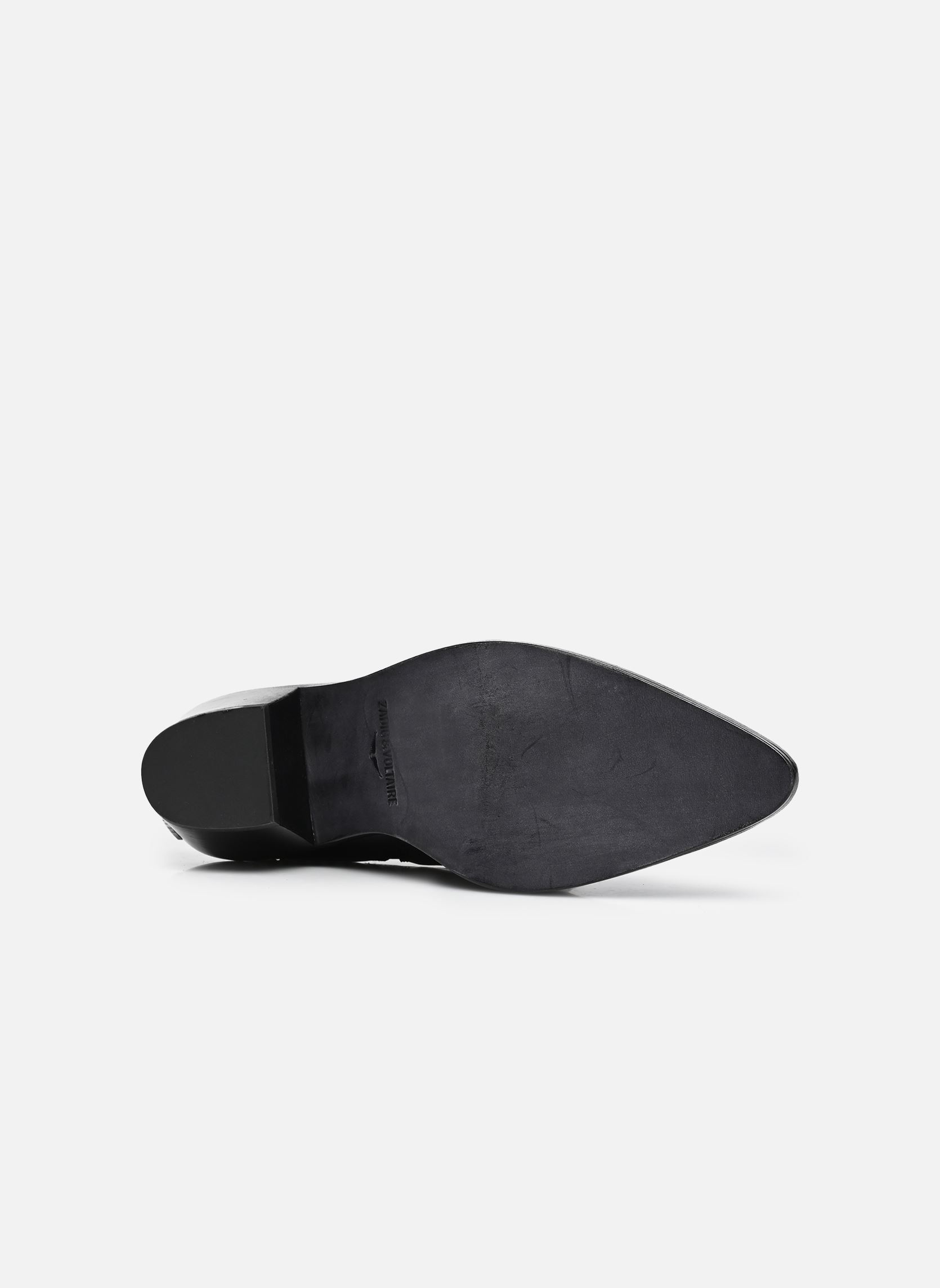 Cowboy-Stiefeletten TYLER STARS VINTAGE PATENT damen schwarz Zadig & Voltaire Cowboy-Stiefeletten TYLER STARS VINTAGE PATENT damen schwarz Black