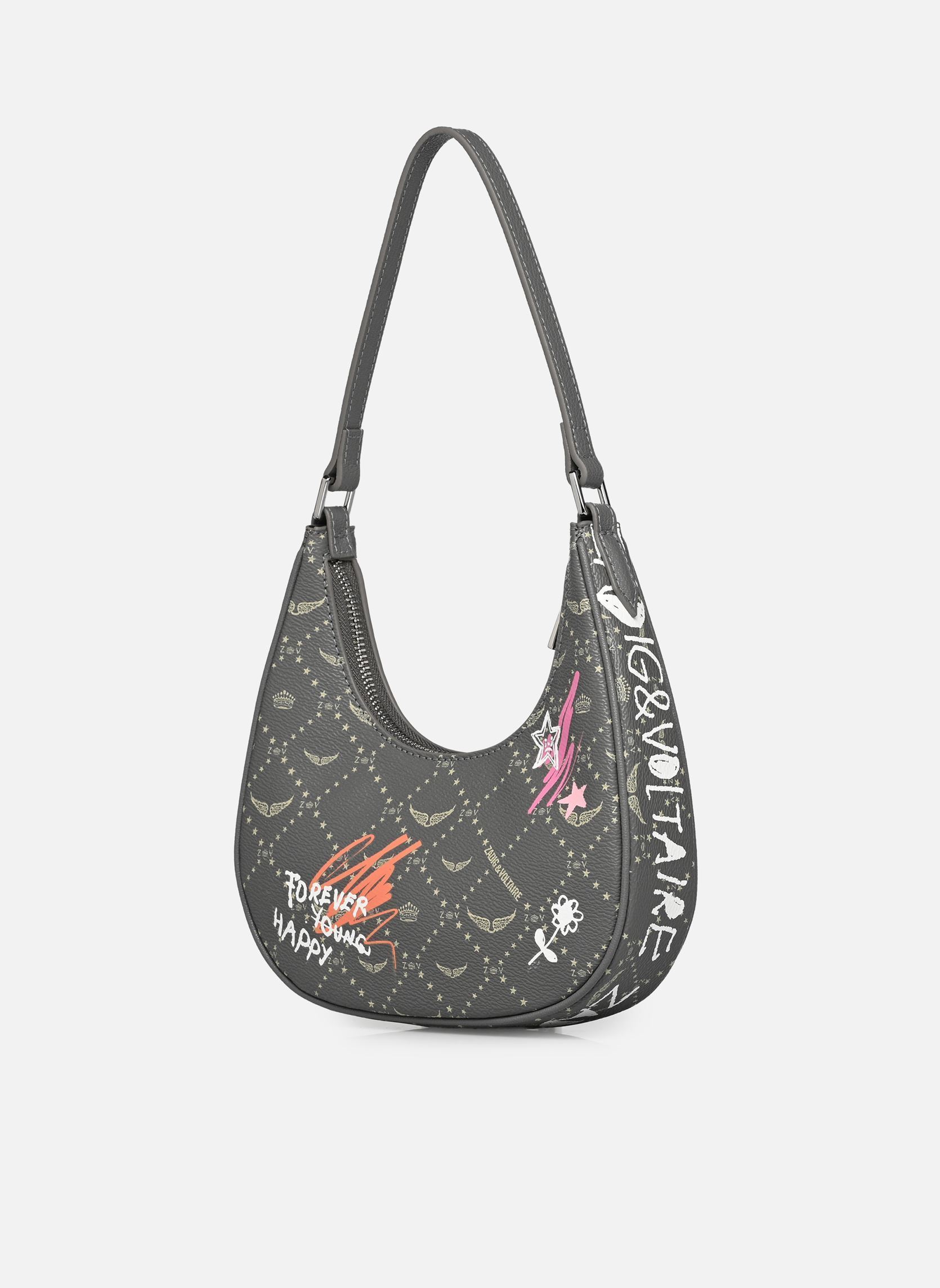 Umhängetaschen Z NIGHT OUT MONOGRAM TAG damen grau Zadig & Voltaire Umhängetaschen Z NIGHT OUT MONOGRAM TAG damen grau Road