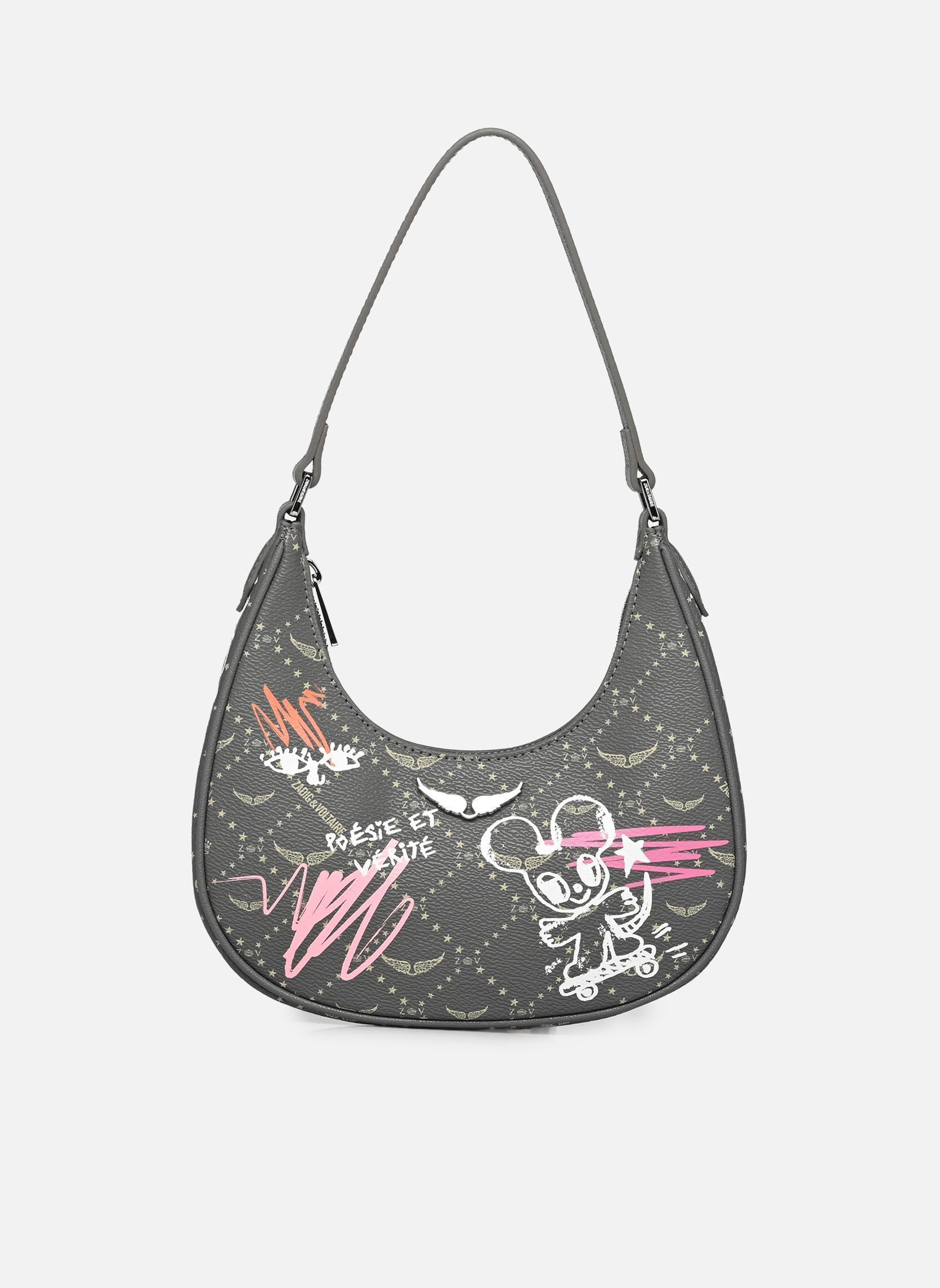 Umhängetaschen Z NIGHT OUT MONOGRAM TAG damen grau Zadig & Voltaire Umhängetaschen Z NIGHT OUT MONOGRAM TAG damen grau Road