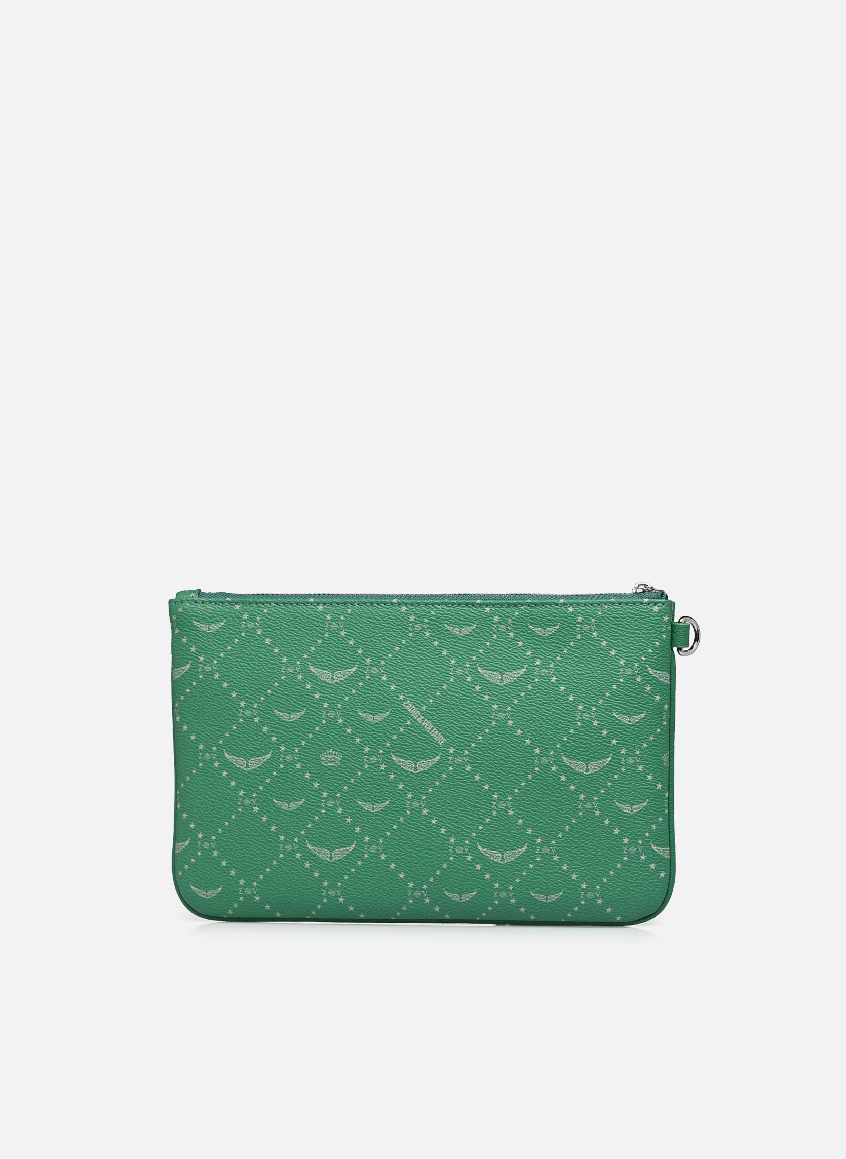 Pochettes Z POUCH MONOGRAM TAG femme vert Zadig & Voltaire Pochettes Z POUCH MONOGRAM TAG femme vert Epic