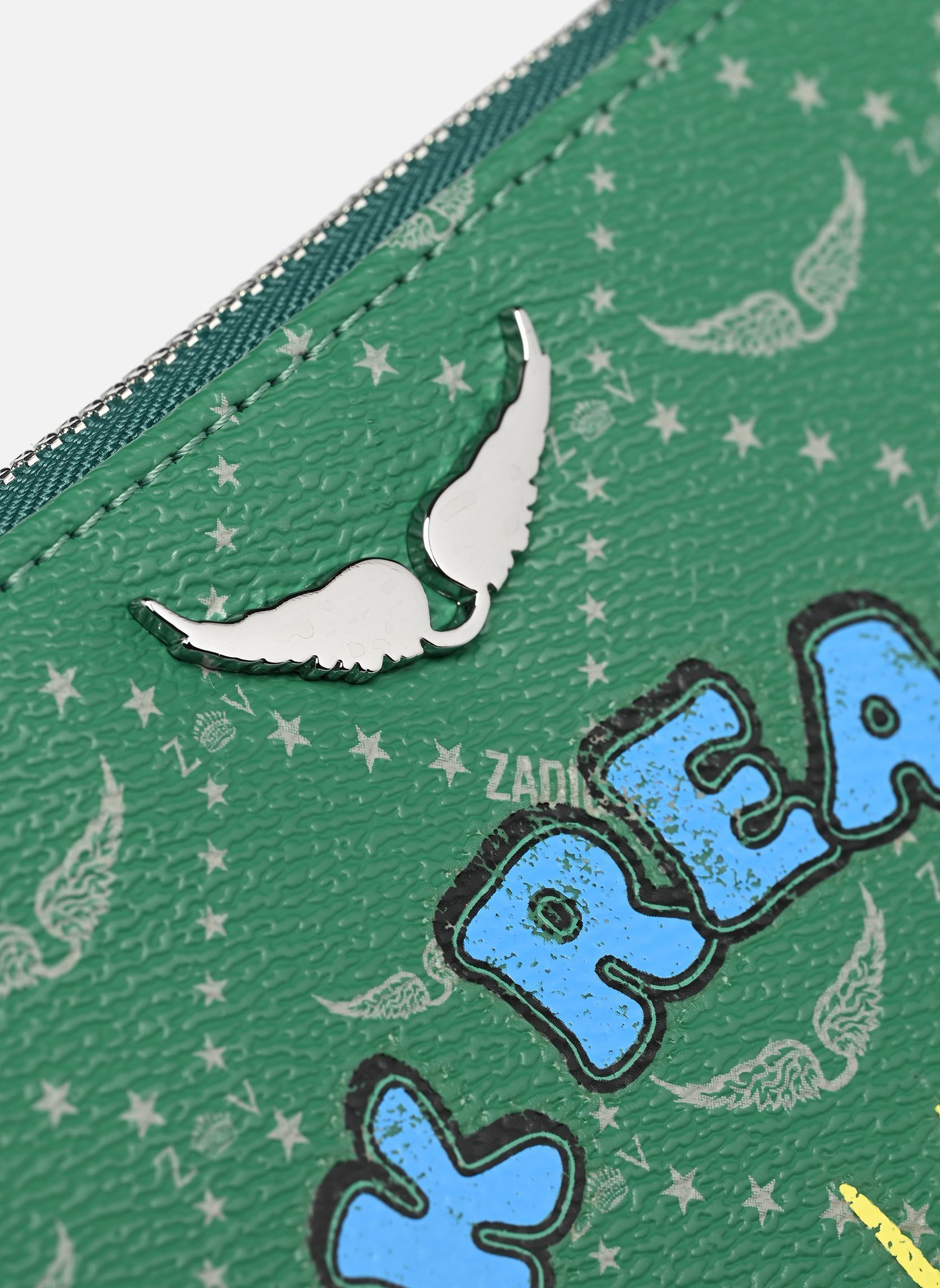 Pochettes Z POUCH MONOGRAM TAG femme vert Zadig & Voltaire Pochettes Z POUCH MONOGRAM TAG femme vert Epic