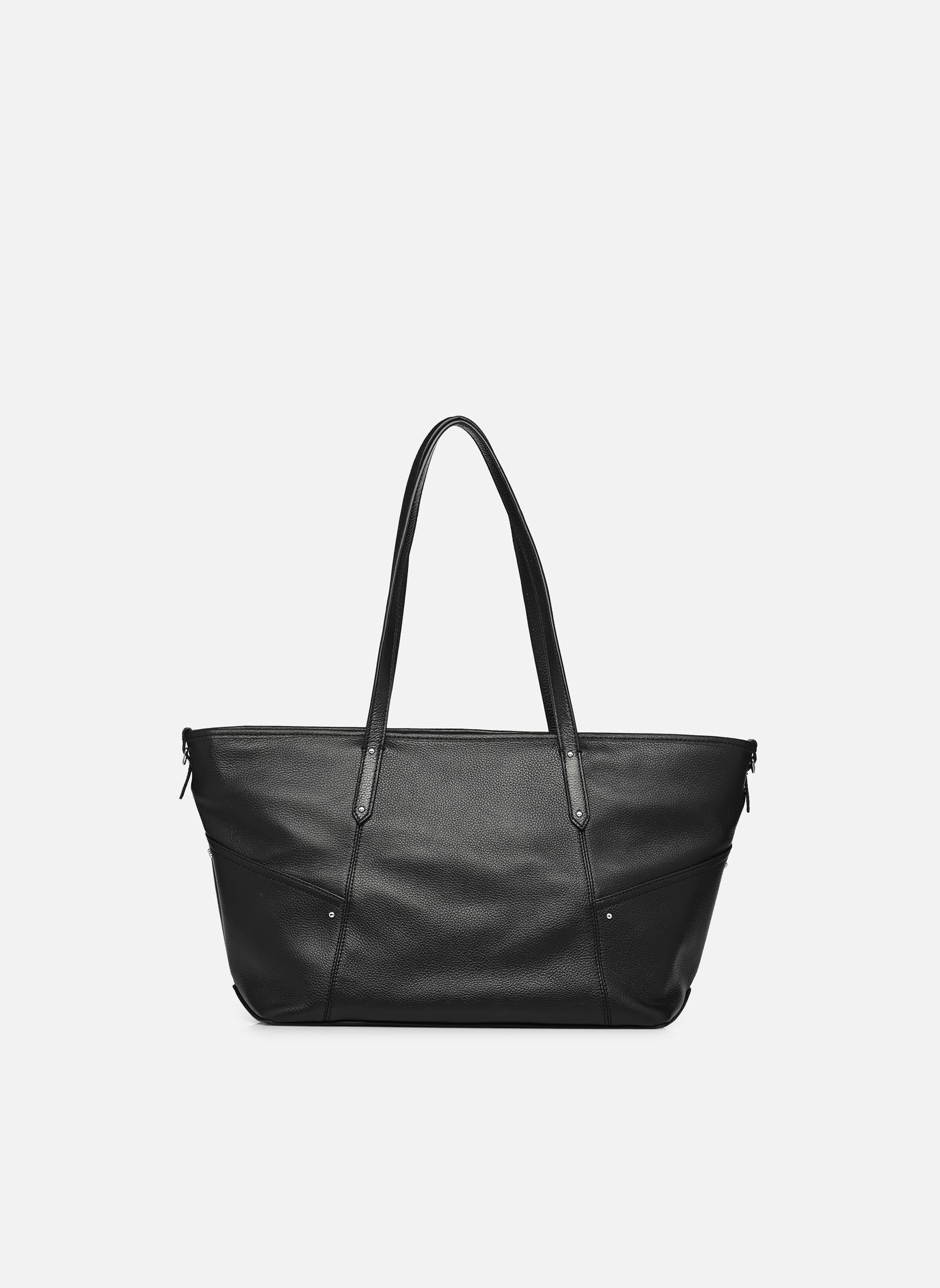 Grote winkelzak Z SHOPPER GRAINED LEATHER dames zwart Zadig & Voltaire Grote winkelzak Z SHOPPER GRAINED LEATHER dames zwart BLACK