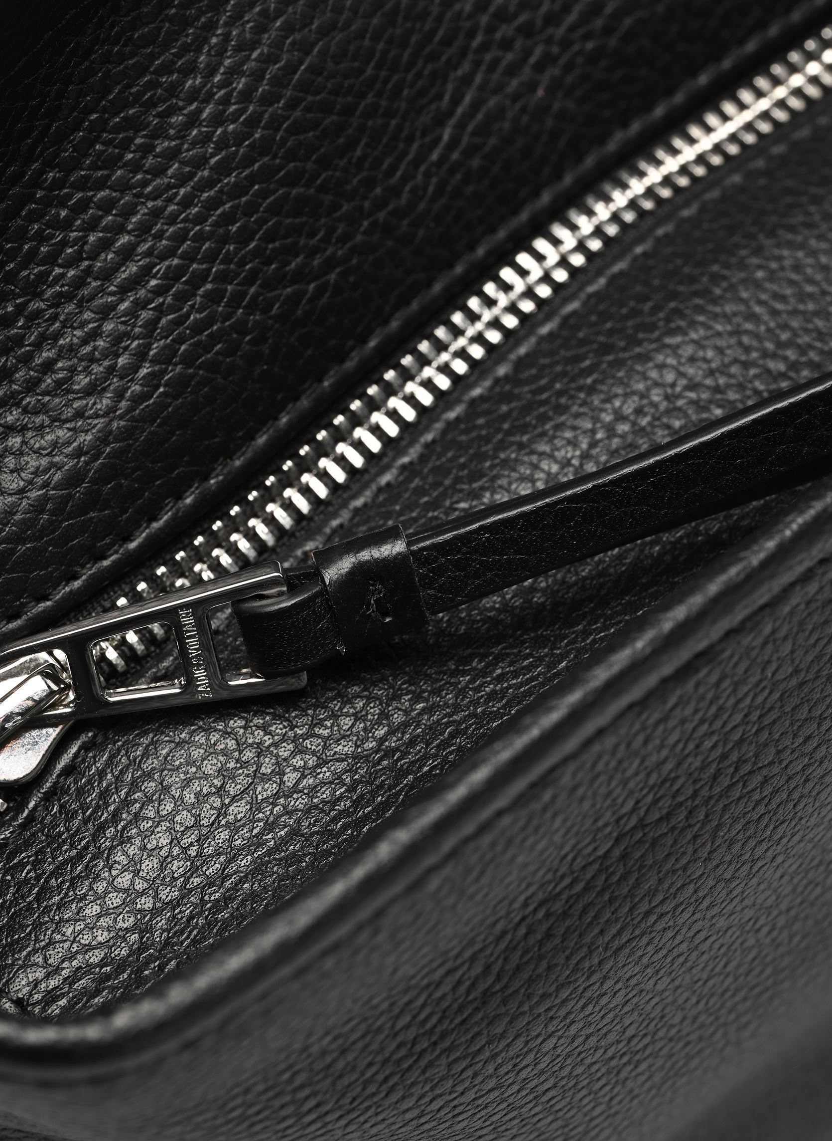 Grote winkelzak Z SHOPPER GRAINED LEATHER dames zwart Zadig & Voltaire Grote winkelzak Z SHOPPER GRAINED LEATHER dames zwart BLACK