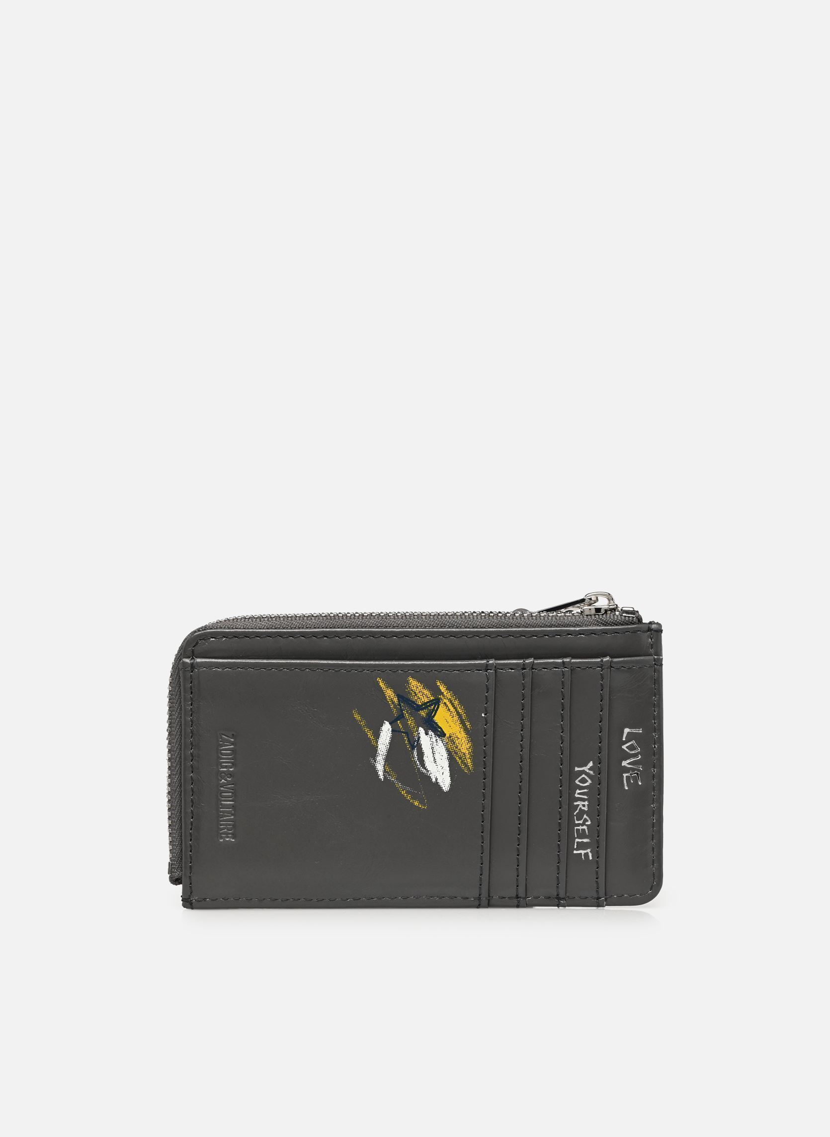 Porte-cartes ZV CARD HUMBERTO femme gris Zadig & Voltaire Porte-cartes ZV CARD HUMBERTO femme gris Road