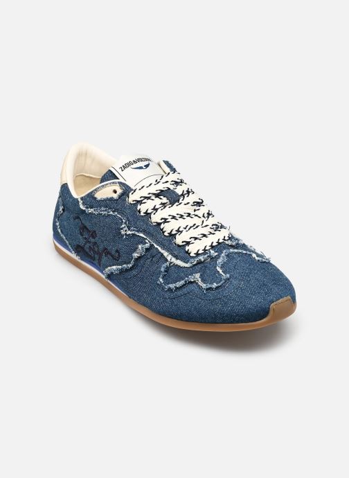 Zadig & Voltaire Baskets basses ZV DANCE DENIM femme bleu
