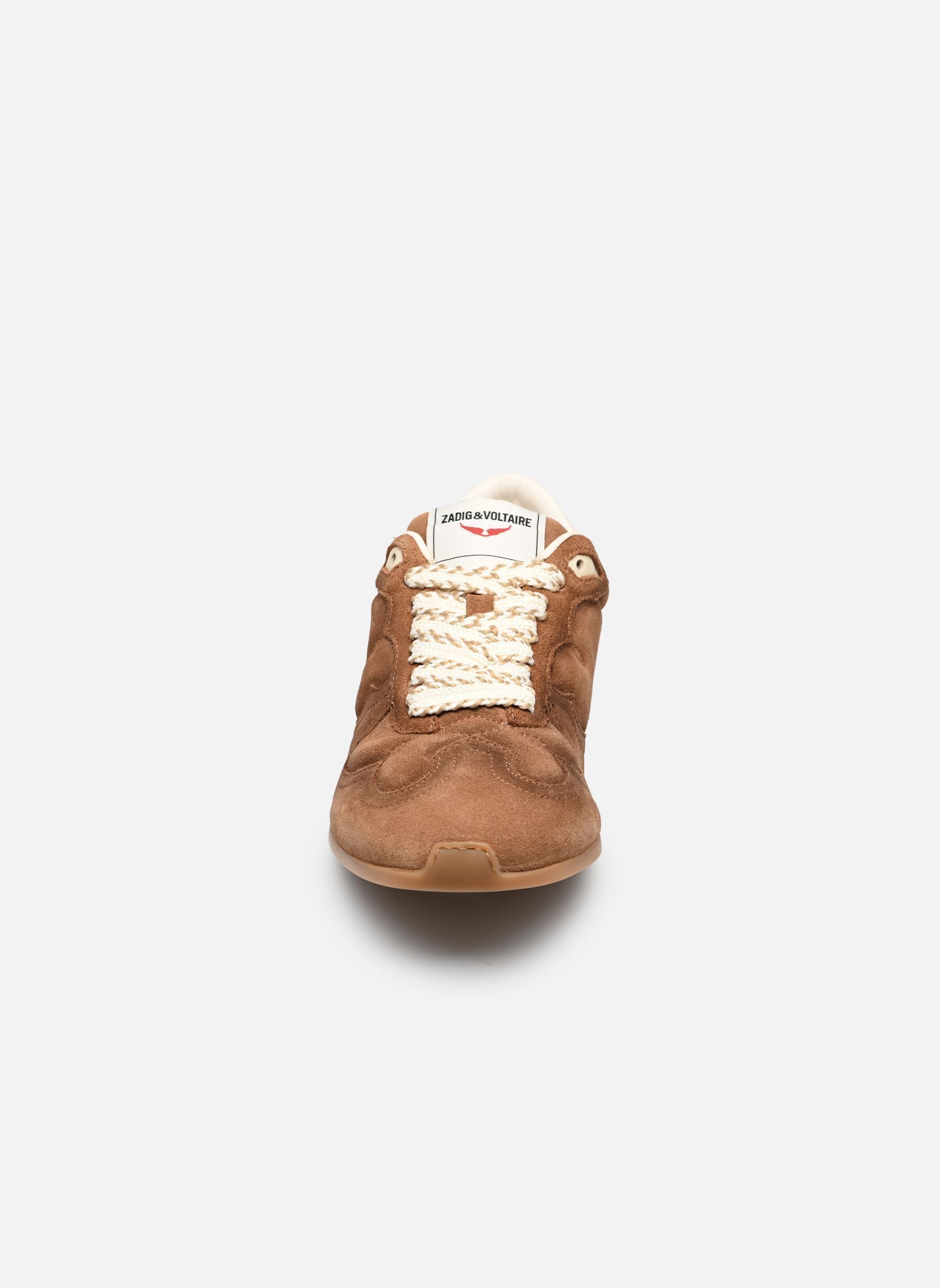 Lage sneakers ZV DANCE SUEDE dames bruin Zadig & Voltaire Lage sneakers ZV DANCE SUEDE dames bruin COGNAC